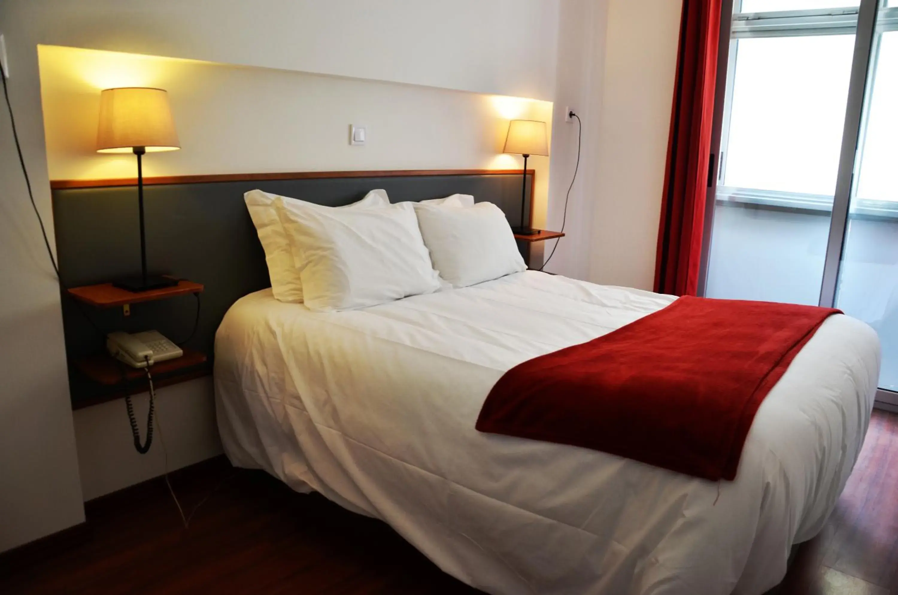 Bed in Hotel Girassol Bed in Hotel Girassol