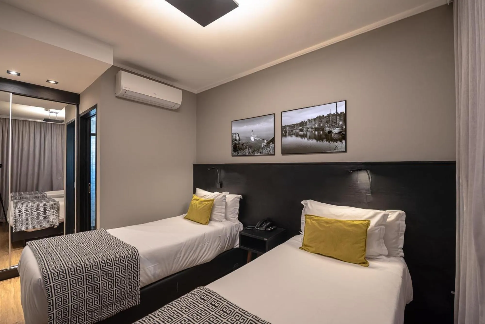 Bedroom, Bed in I am Design Hotel Campinas by Hotelaria Brasil