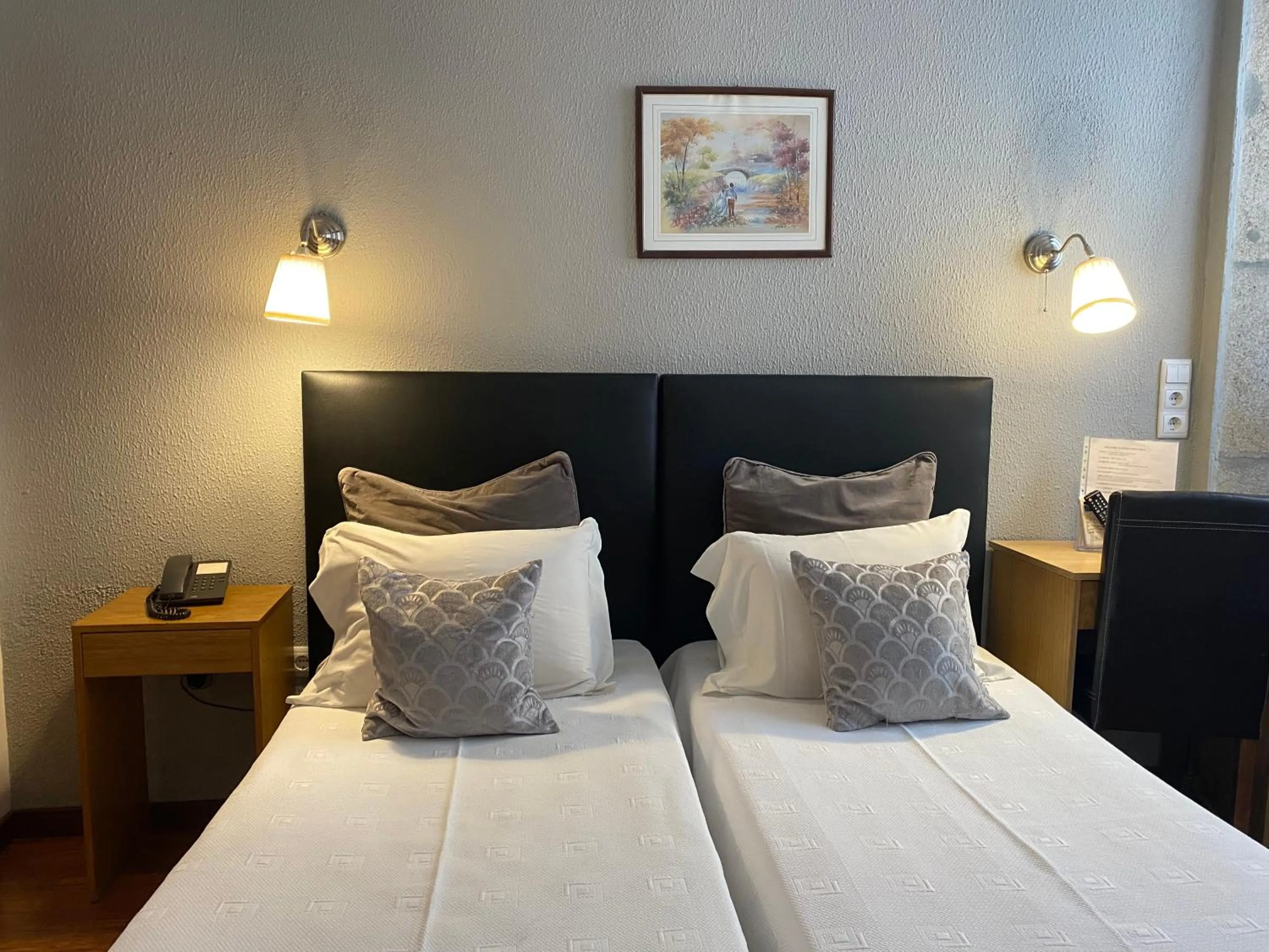 Bed in Hotel Porto Rico