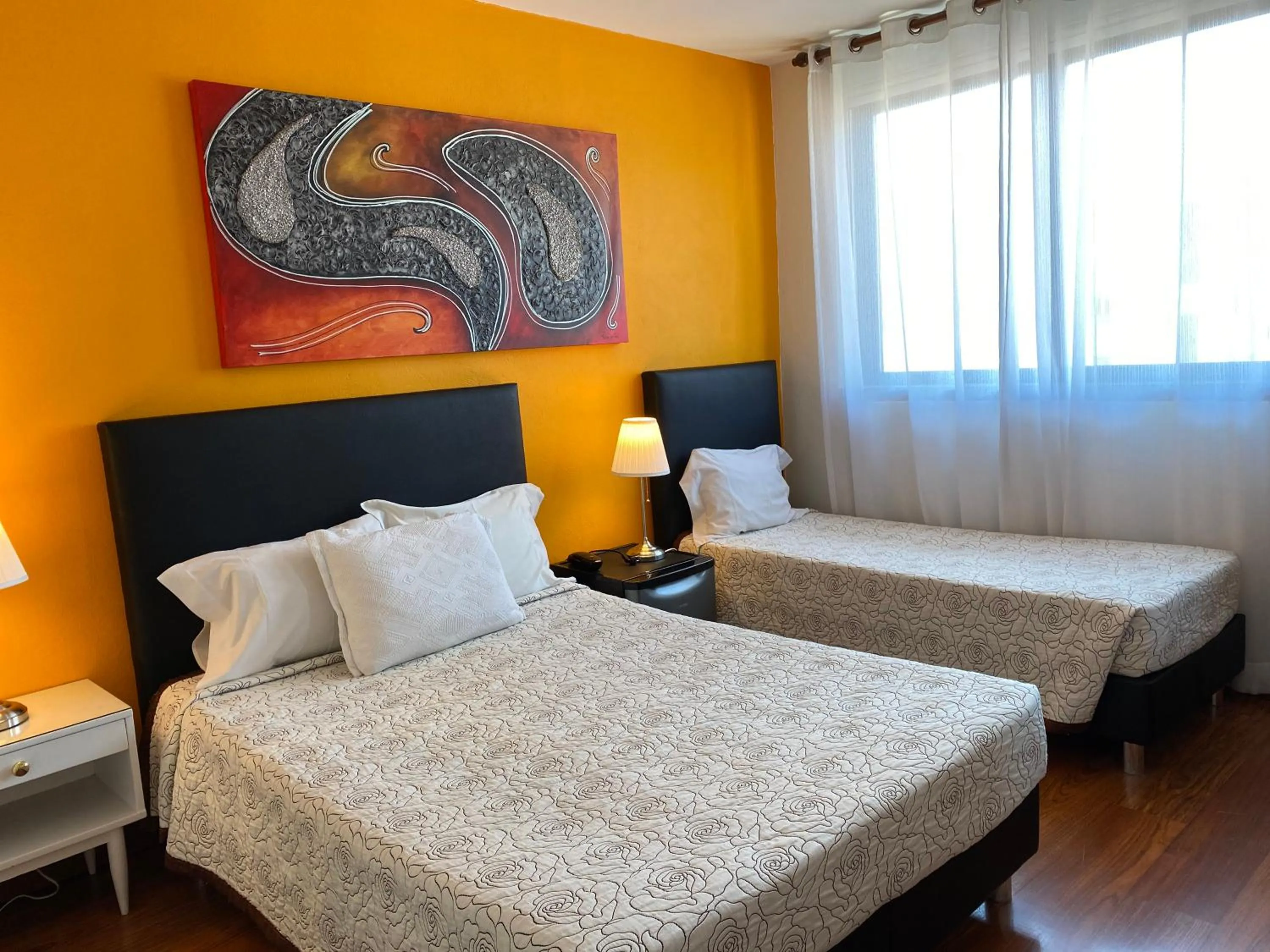 Bed in Hotel Porto Rico