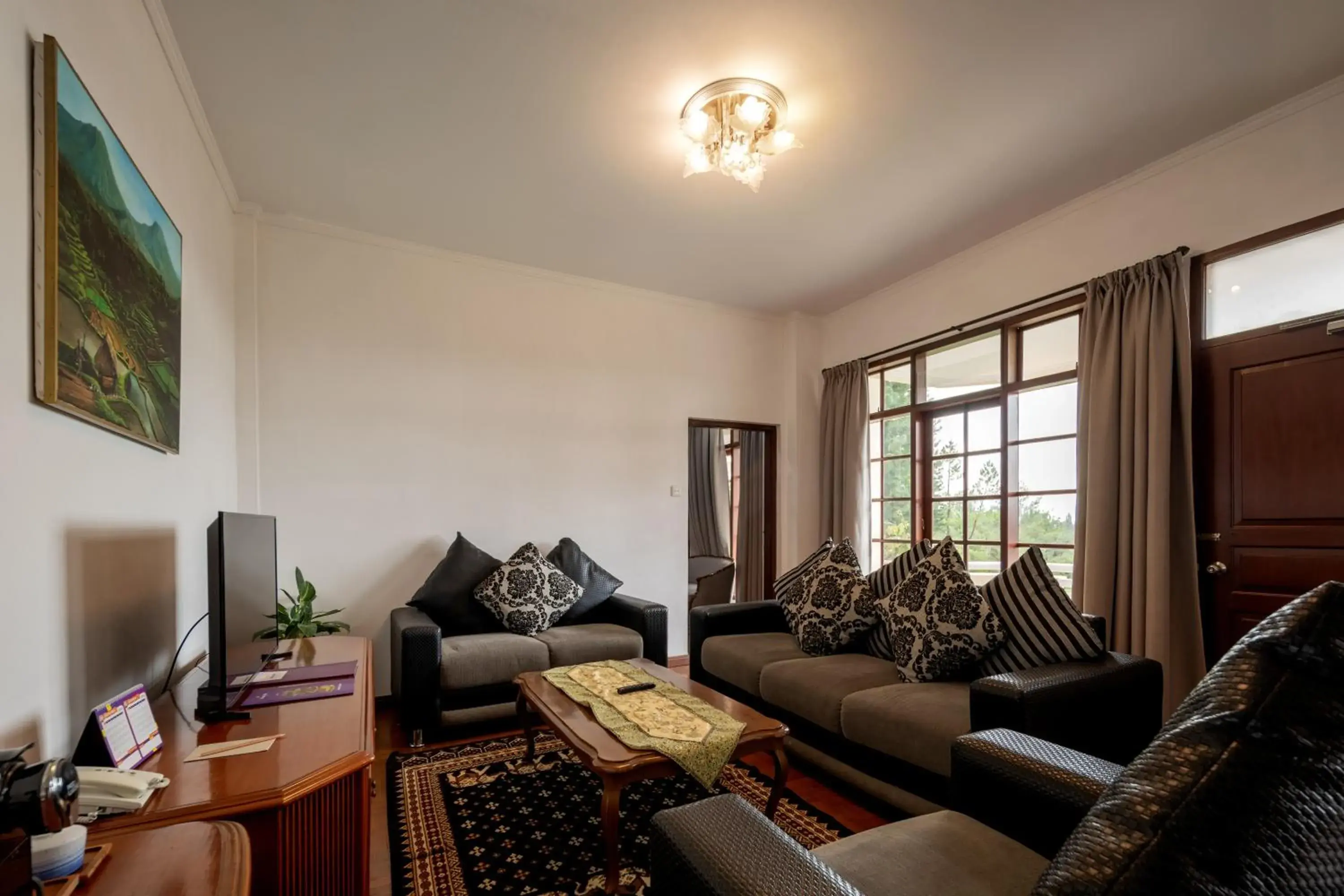 Living room in Sinabung Hills Berastagi Living room in Sinabung Hills Berastagi