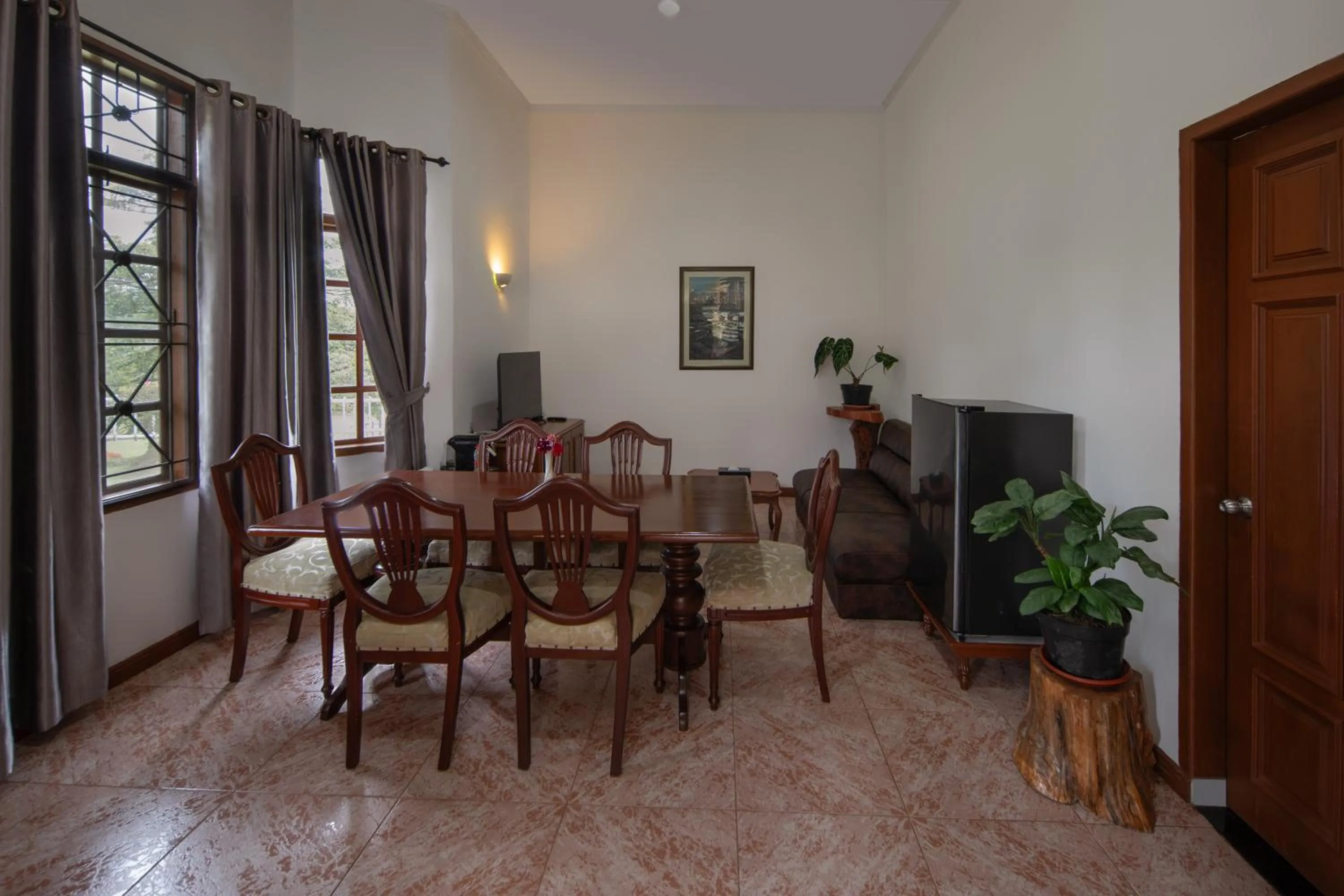Dining area in Sinabung Hills Berastagi