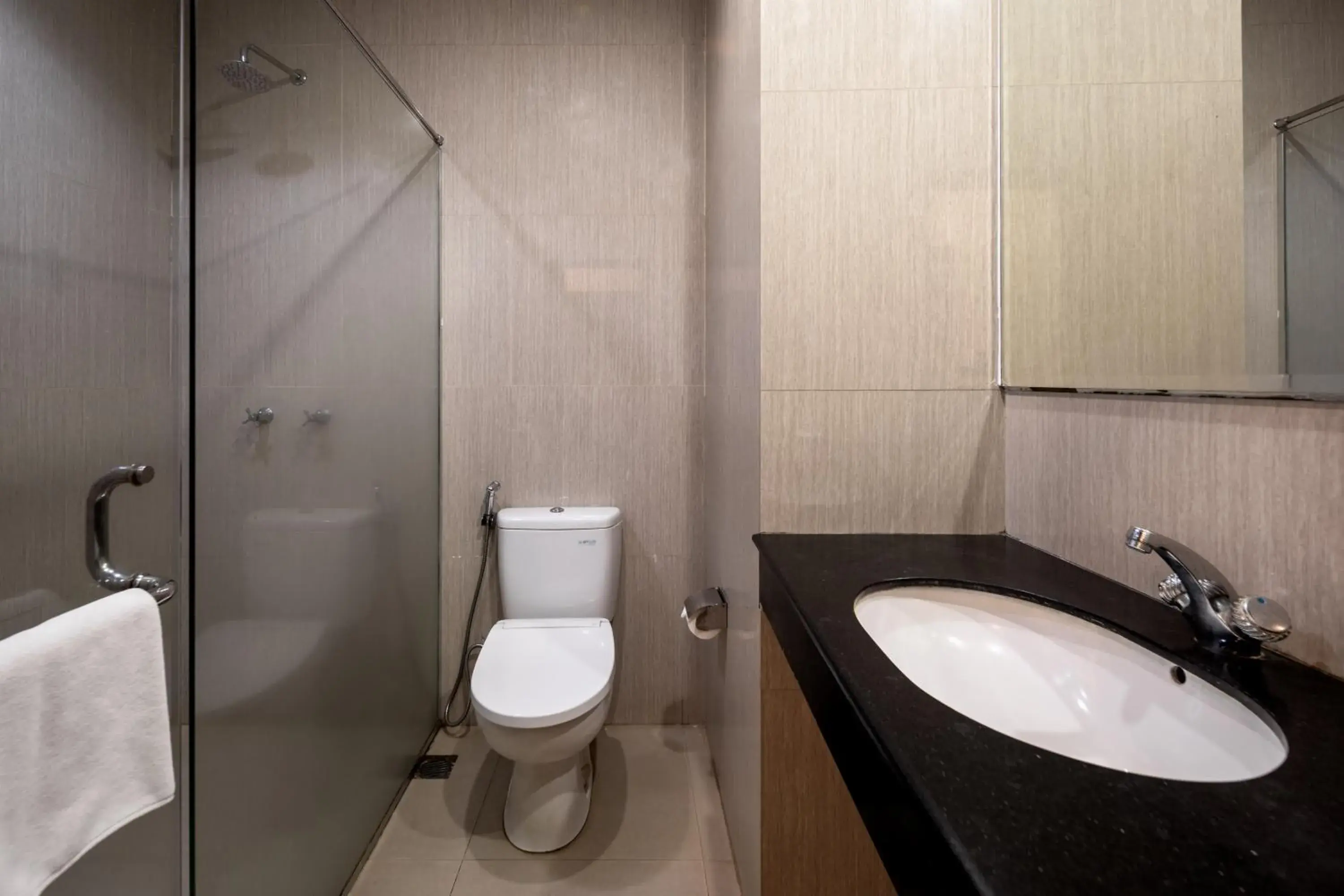 Bathroom in Sinabung Hills Berastagi Bathroom in Sinabung Hills Berastagi