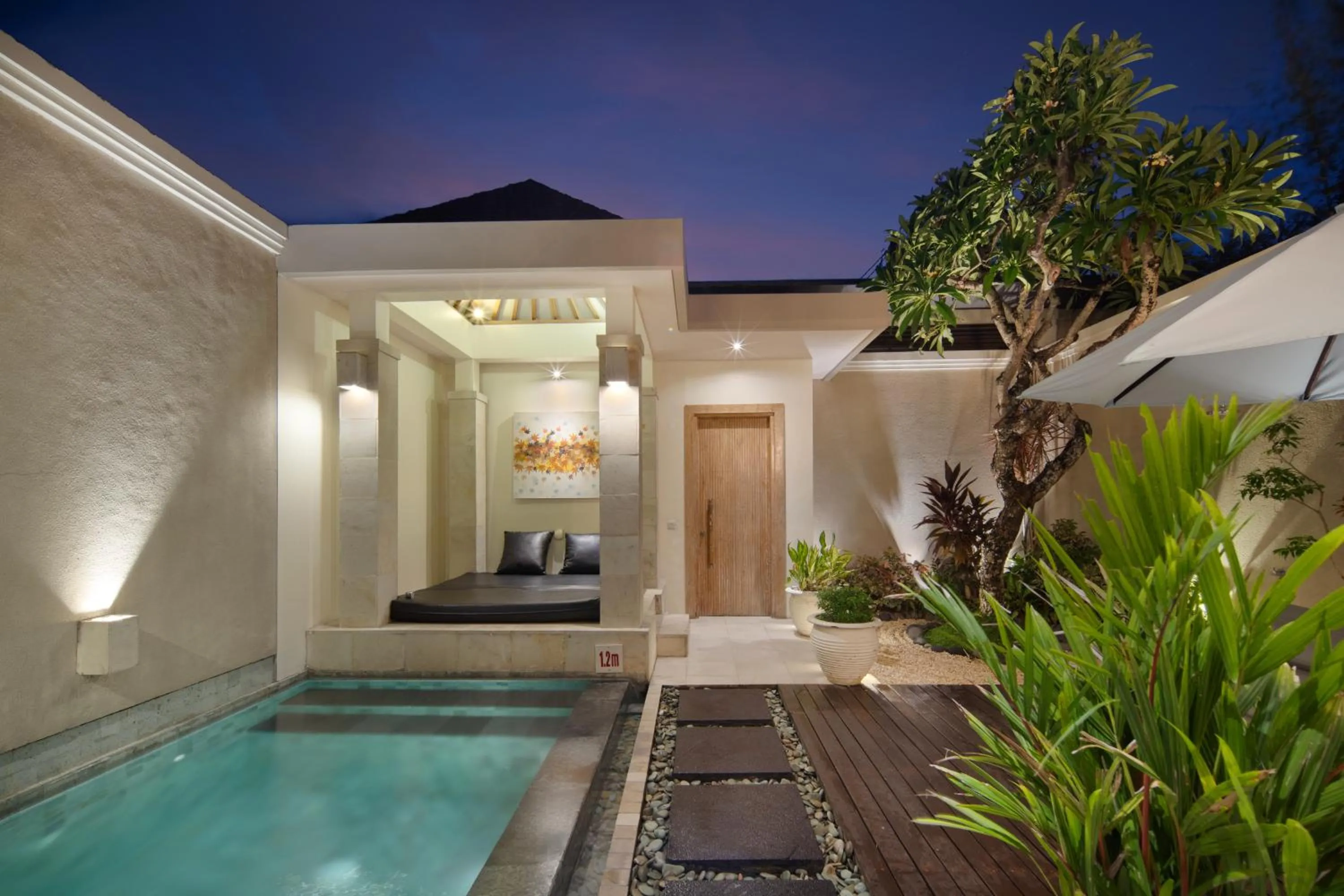 Swimming pool in The Seiryu Boutique Bali Villas
