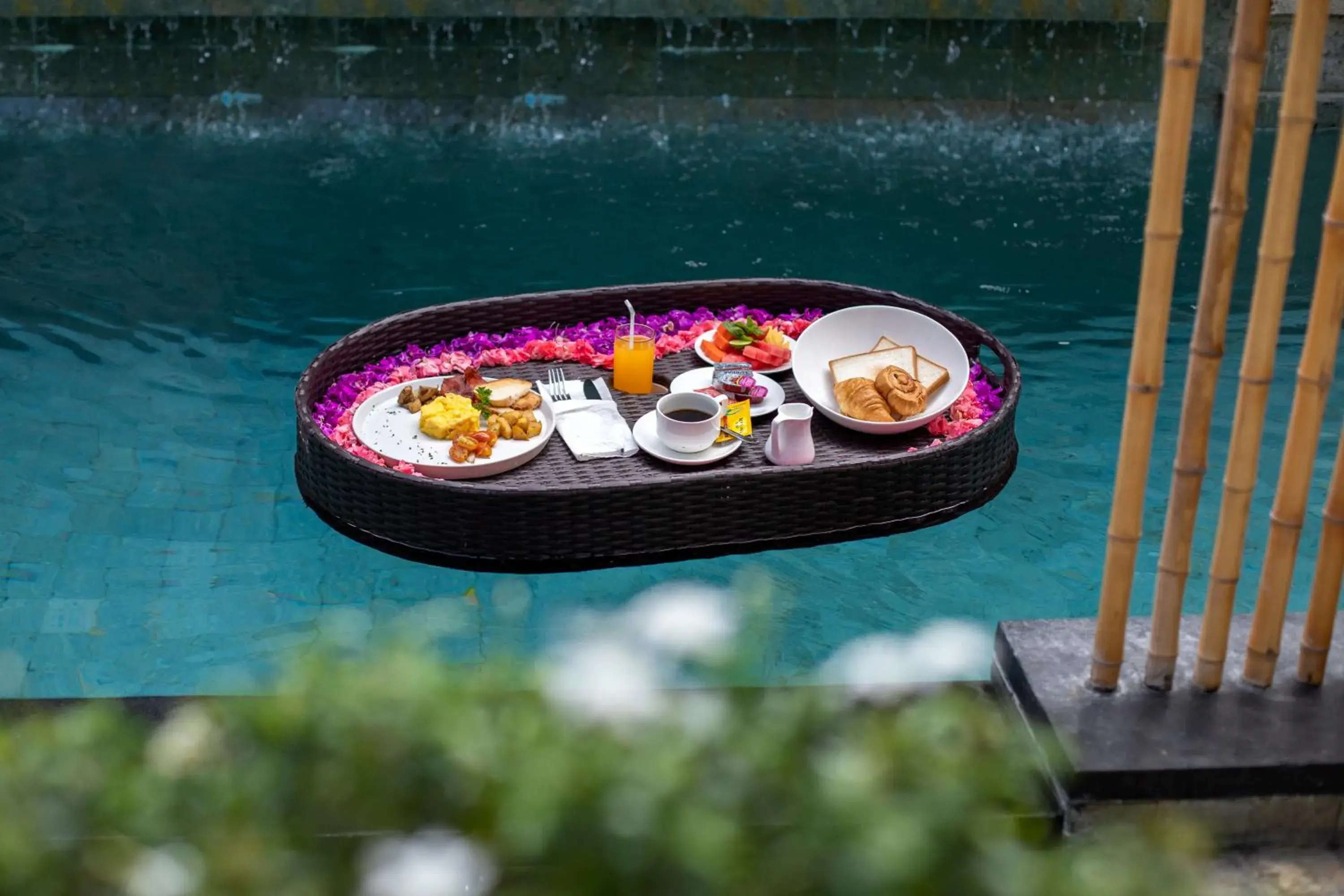 Breakfast in The Seiryu Boutique Bali Villas Breakfast in The Seiryu Boutique Bali Villas