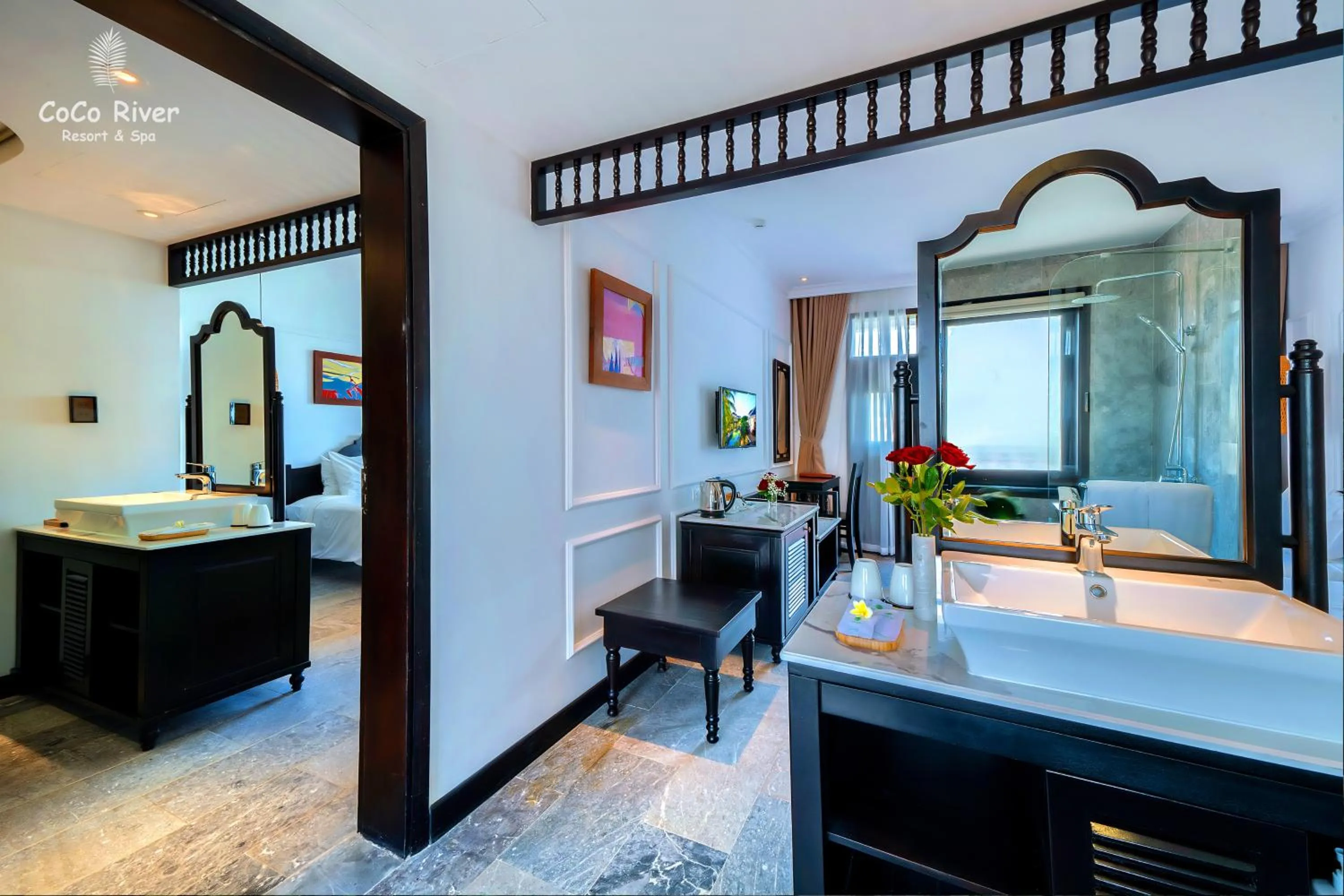 Bed in Hoi An Coco River Resort & Spa