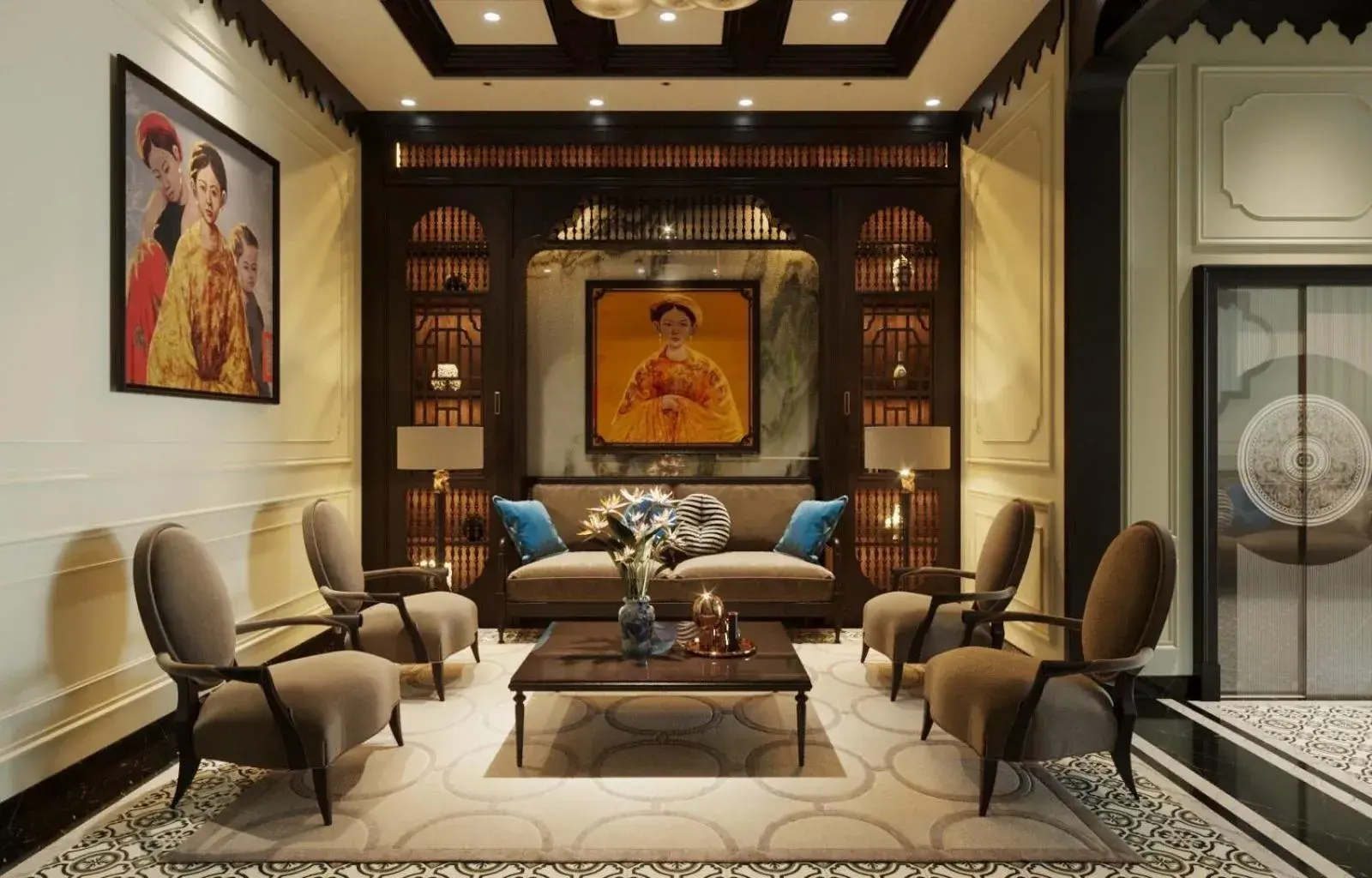 Living room in Thuy Duong Boutique Hotel Hue Living room in Thuy Duong Boutique Hotel Hue