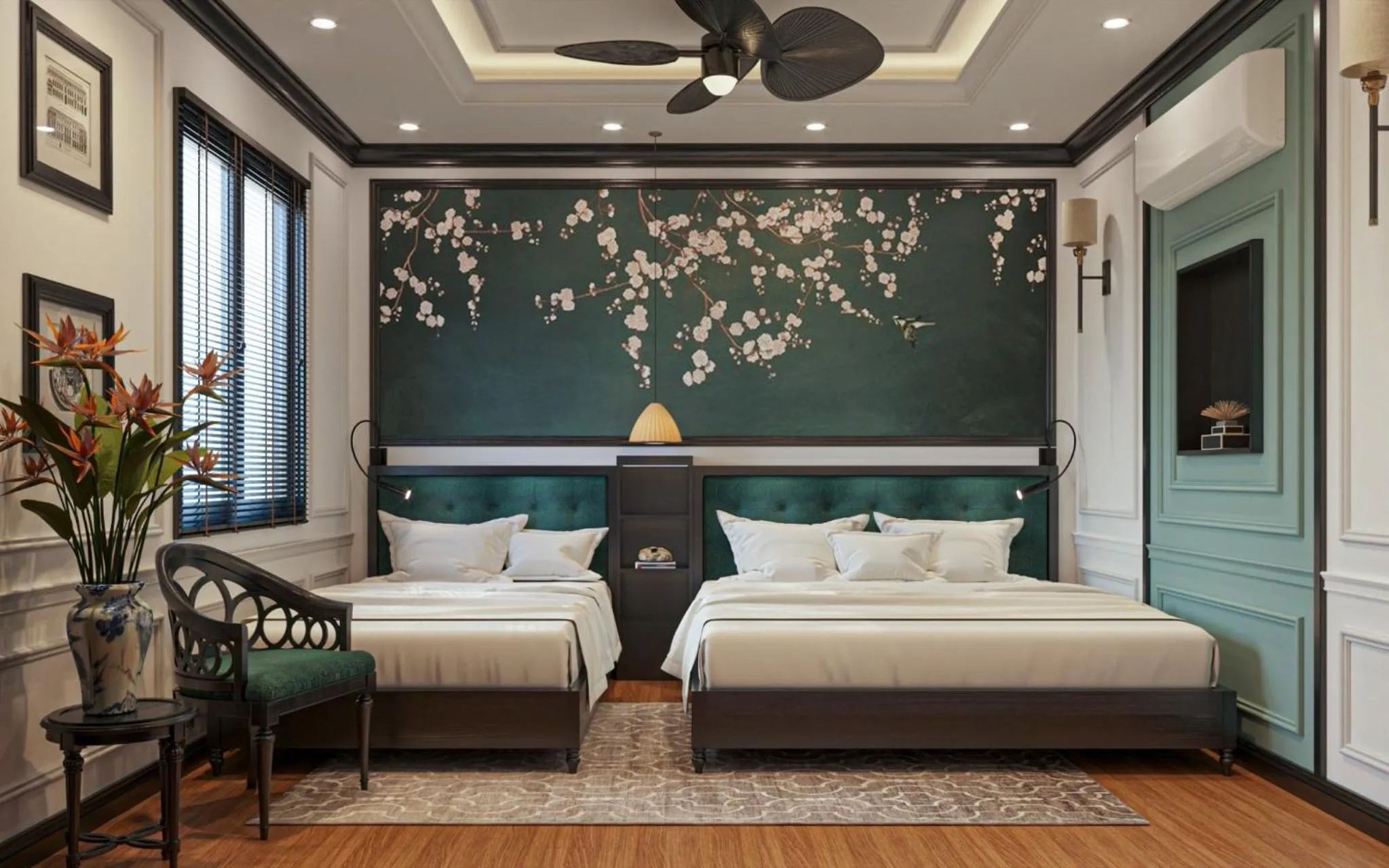 Bed in Thuy Duong Boutique Hotel Hue