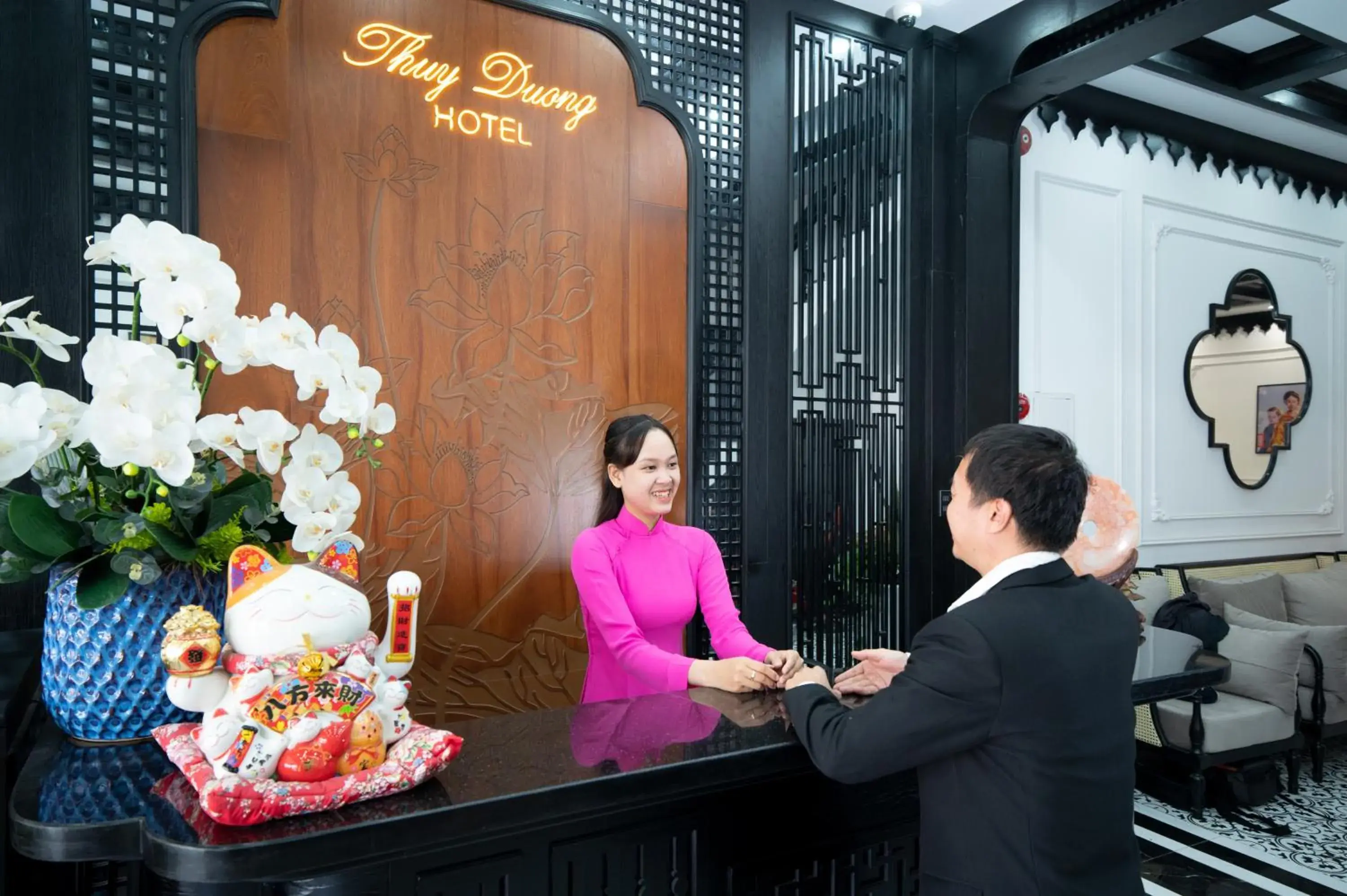 Lobby or reception in Thuy Duong Boutique Hotel Hue Lobby or reception in Thuy Duong Boutique Hotel Hue