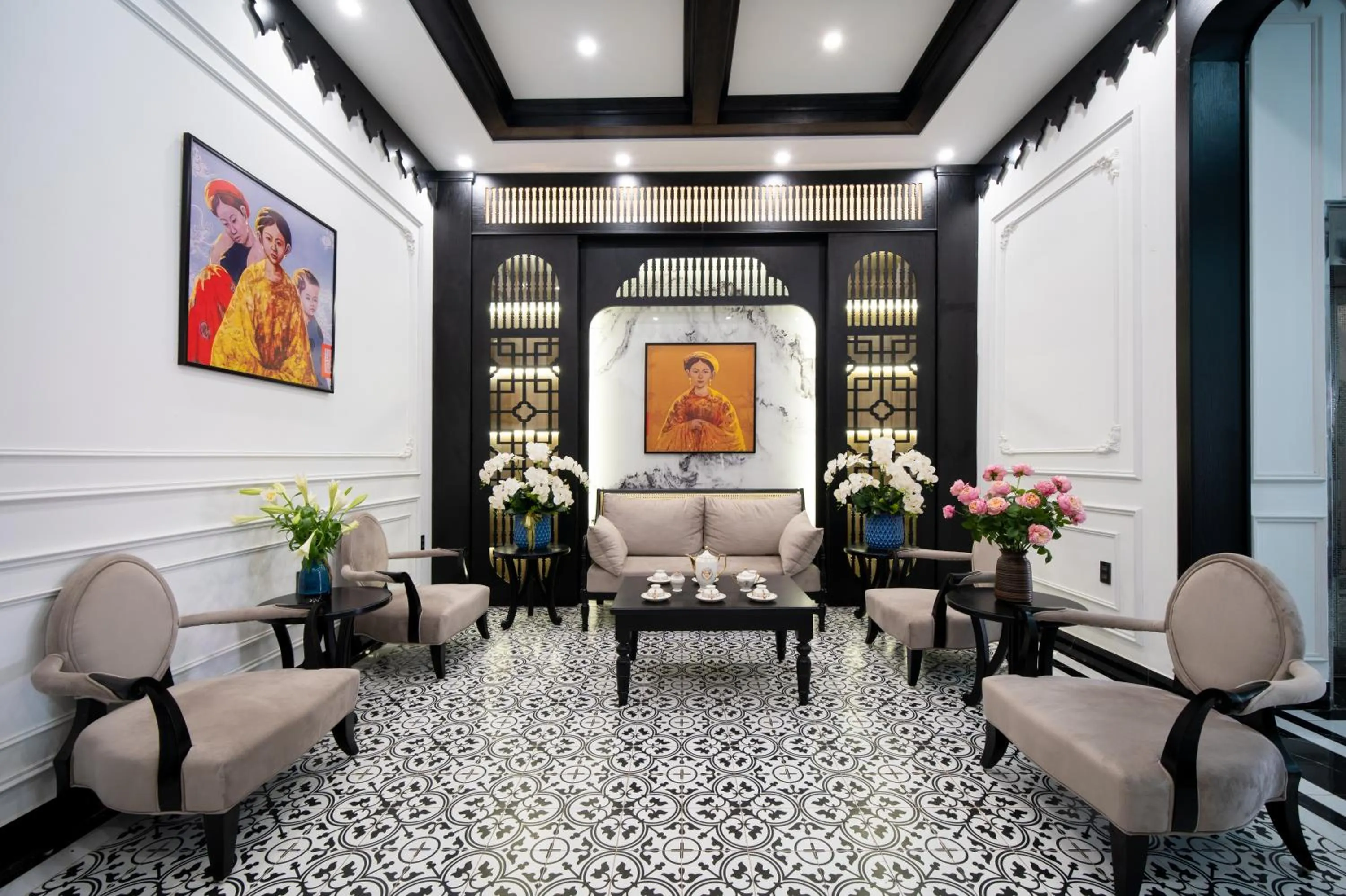 Living room in Thuy Duong Boutique Hotel Hue