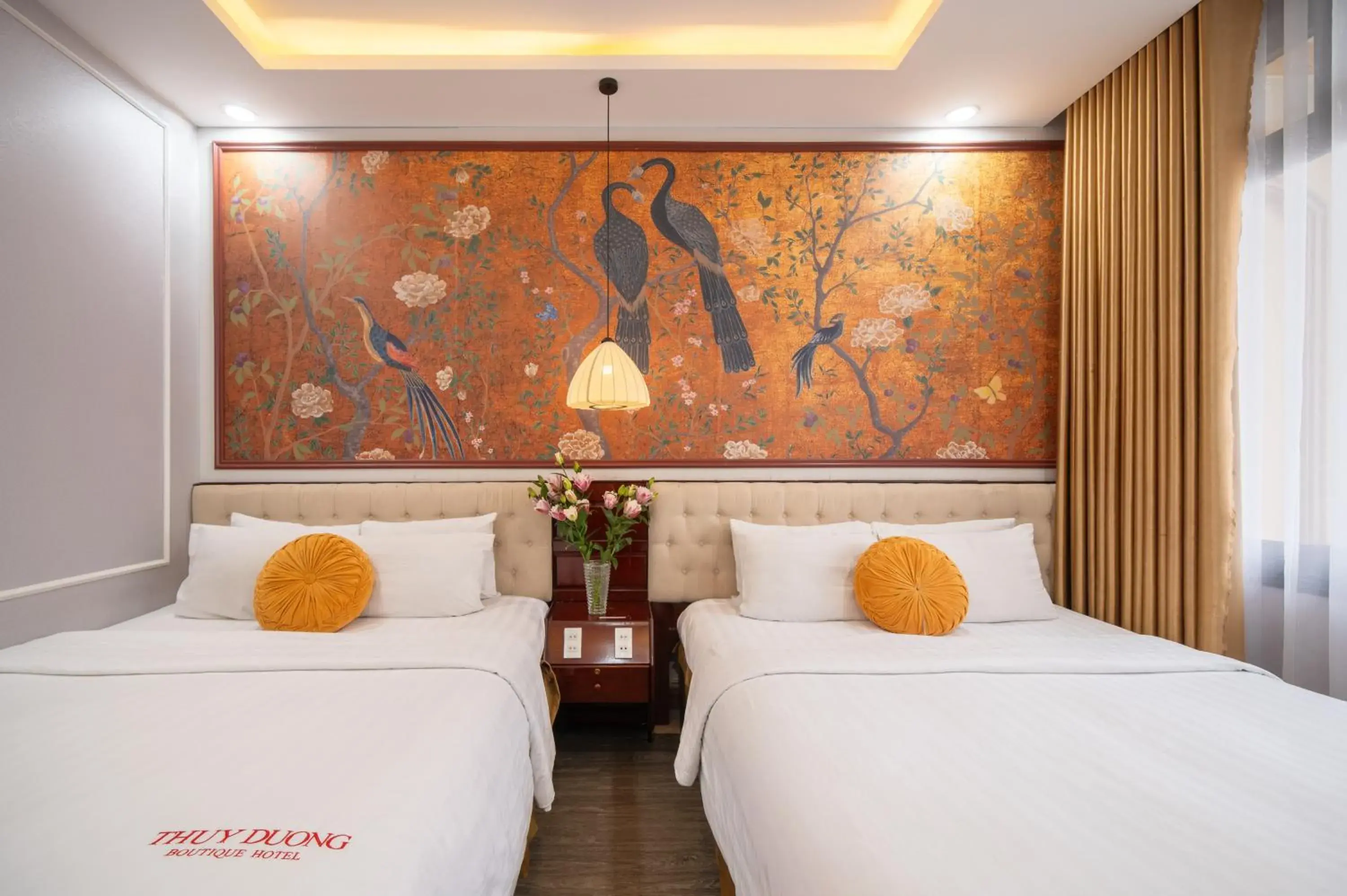 Bed in Thuy Duong Boutique Hotel Hue Bed in Thuy Duong Boutique Hotel Hue