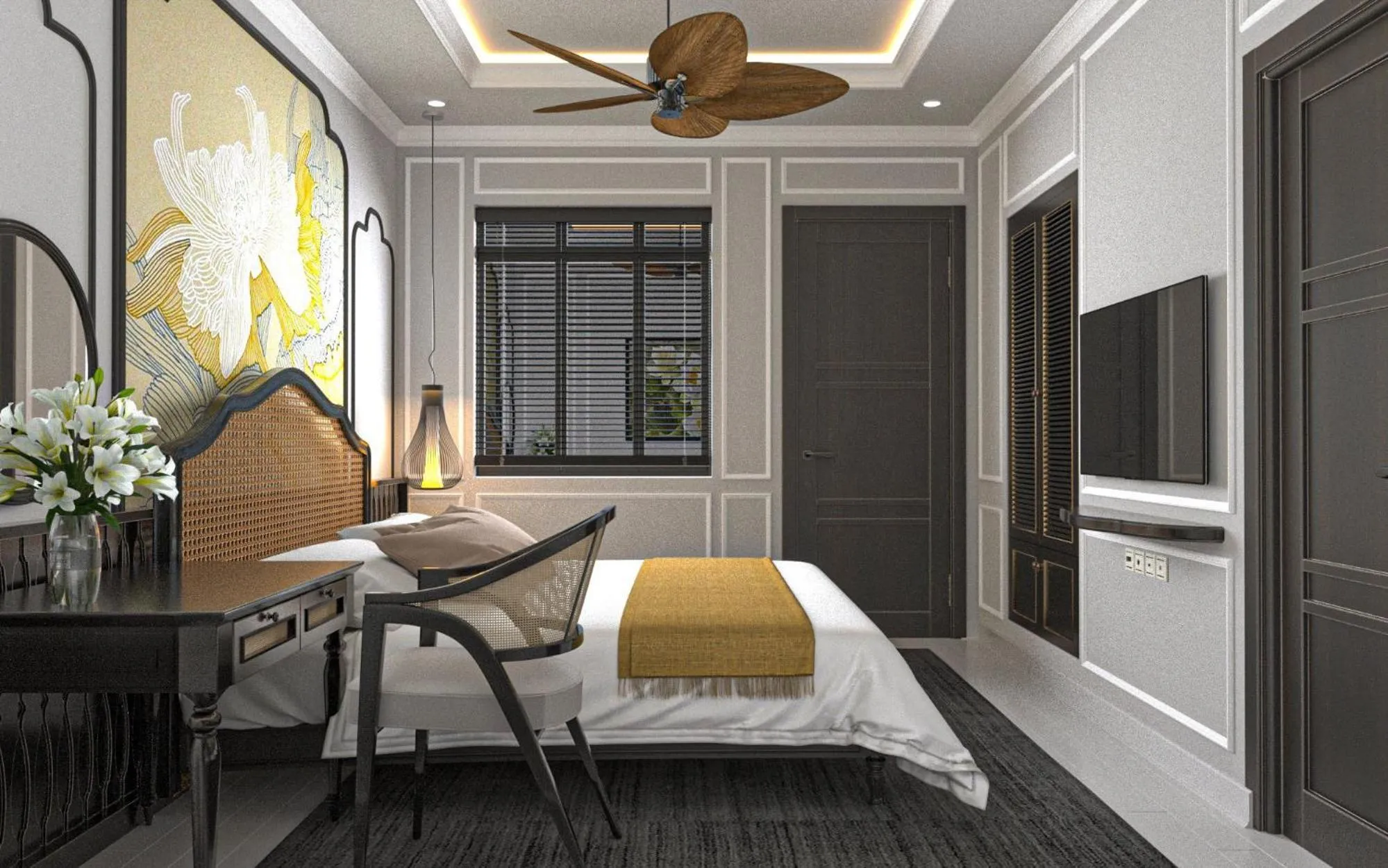 Bedroom, Bed in Thuy Duong Boutique Hotel Hue