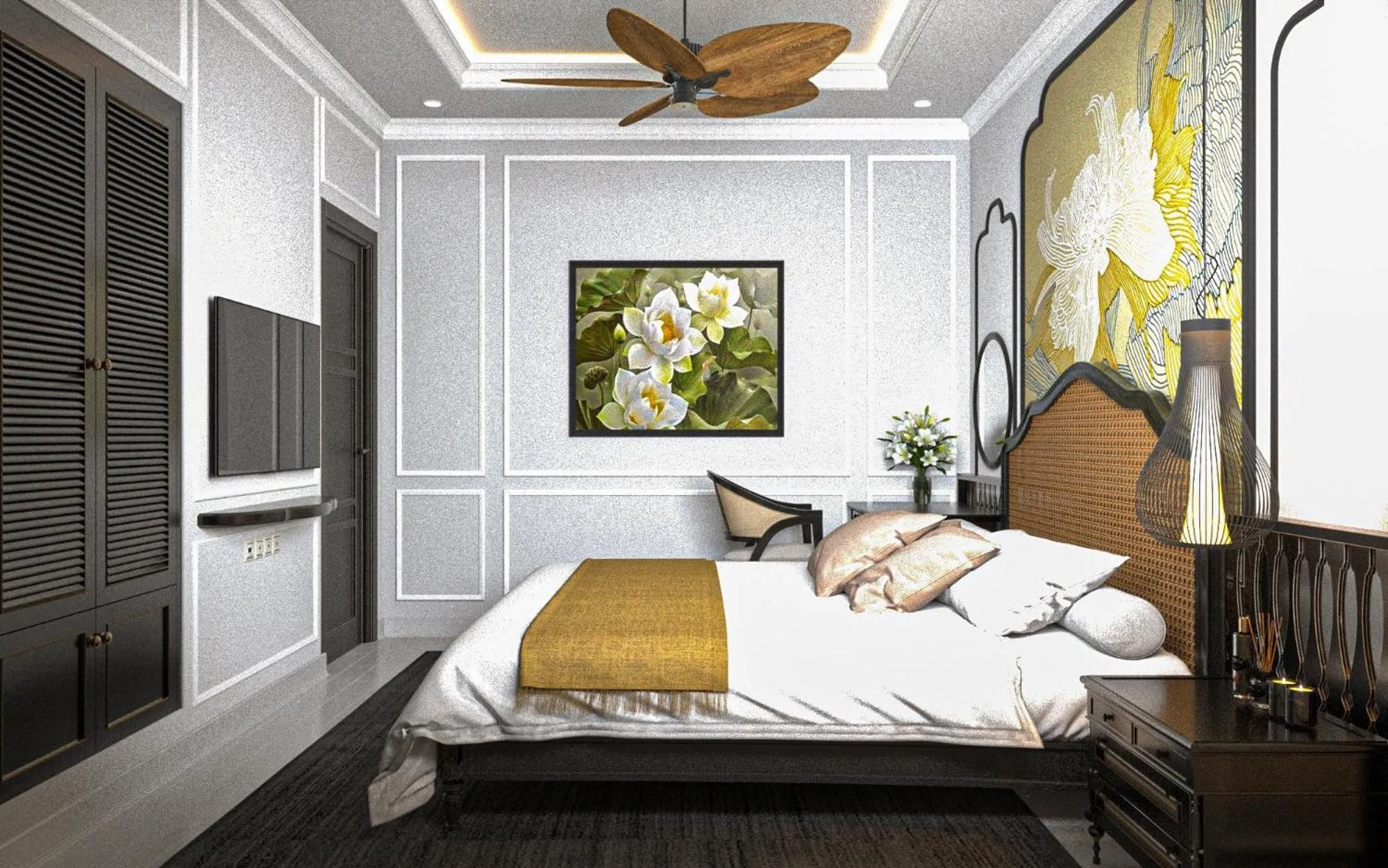 Bed in Thuy Duong Boutique Hotel Hue