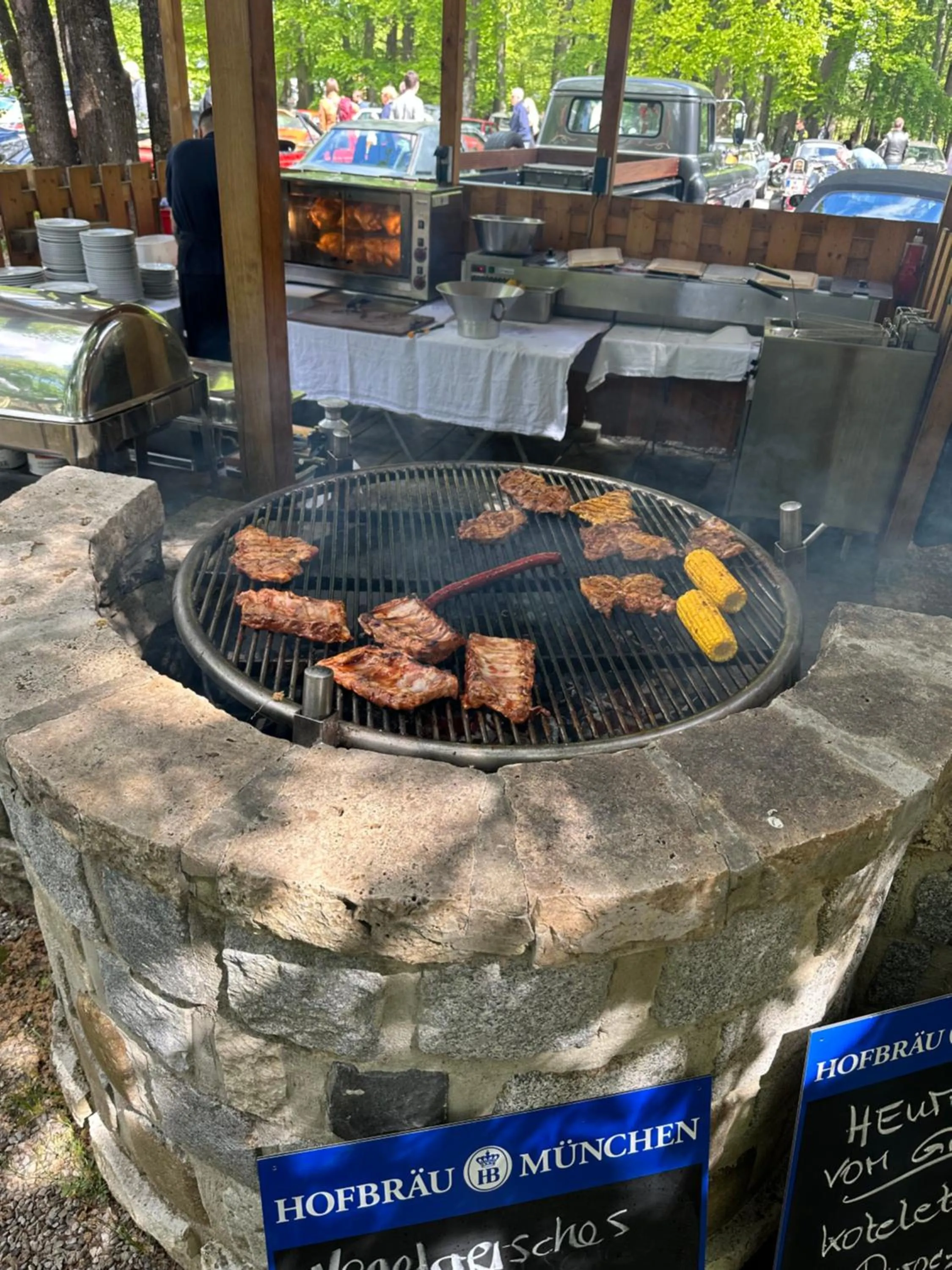 BBQ facilities in Hotel Waldgasthof Buchenhain