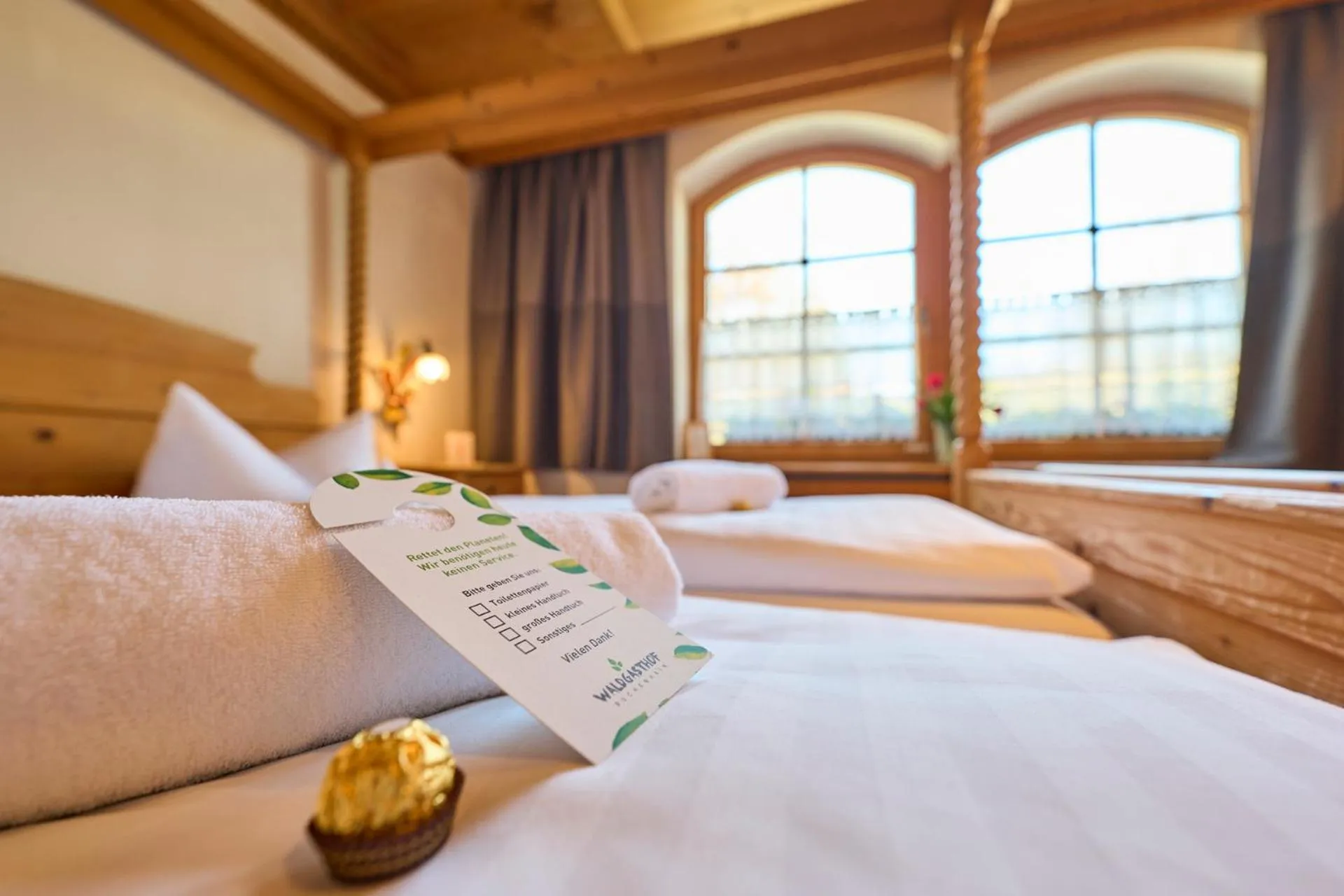 Photo of the whole room, Bed in Hotel Waldgasthof Buchenhain