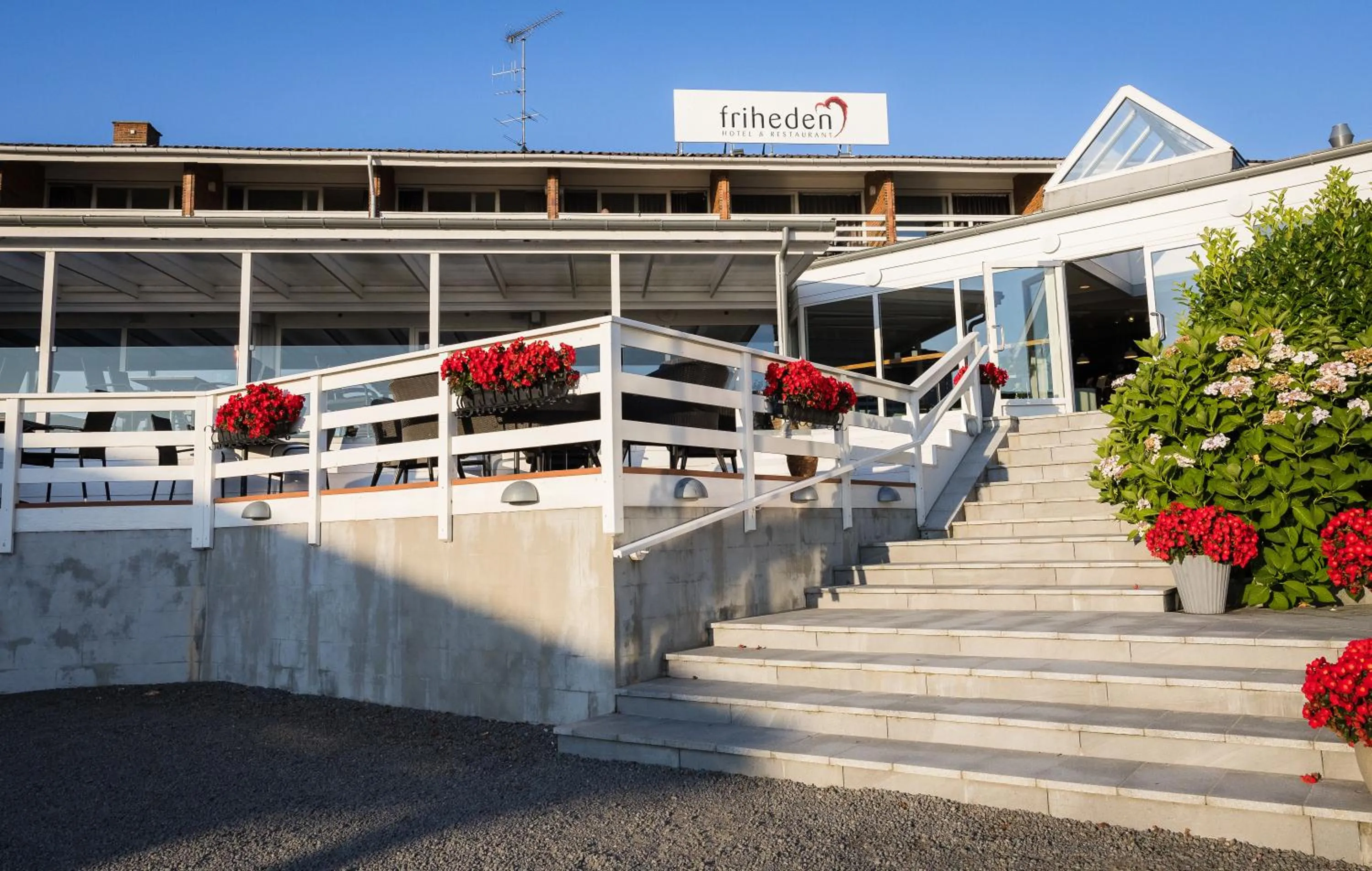 Property building in Hotel Friheden