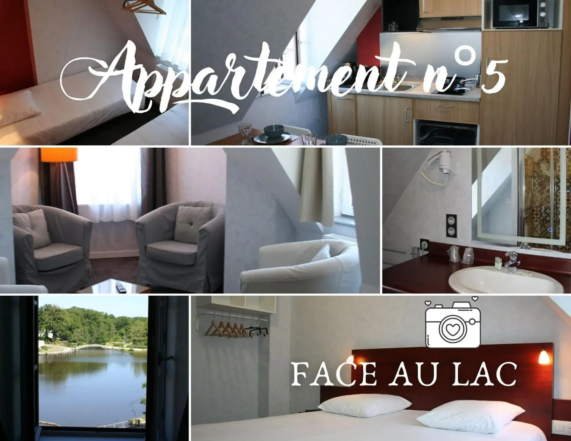 Two-Bedroom Apartment in La Potinière Du Lac Appartements Two-Bedroom Apartment in La Potinière Du Lac Appartements