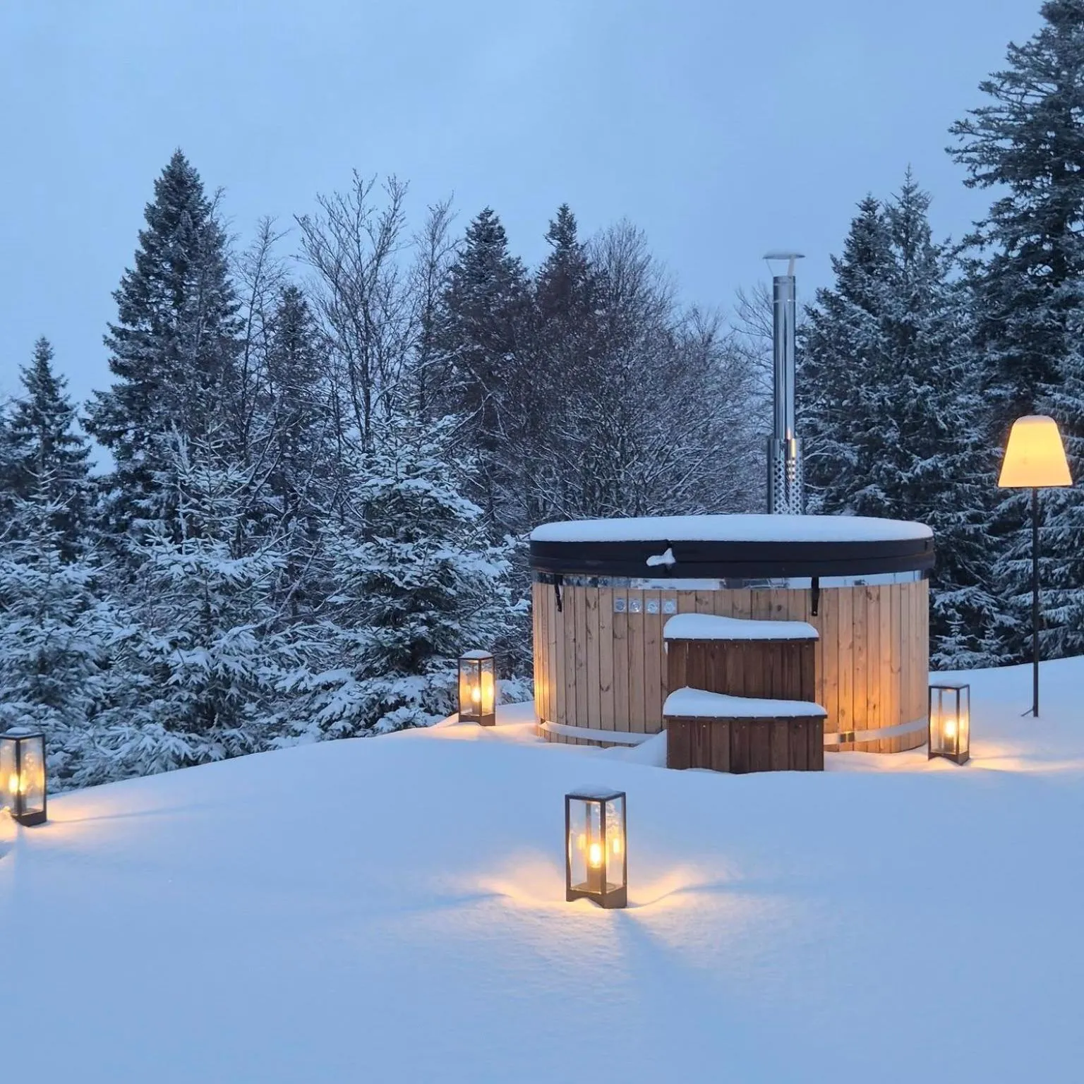 Hot Tub in Chaume de Balveurche
