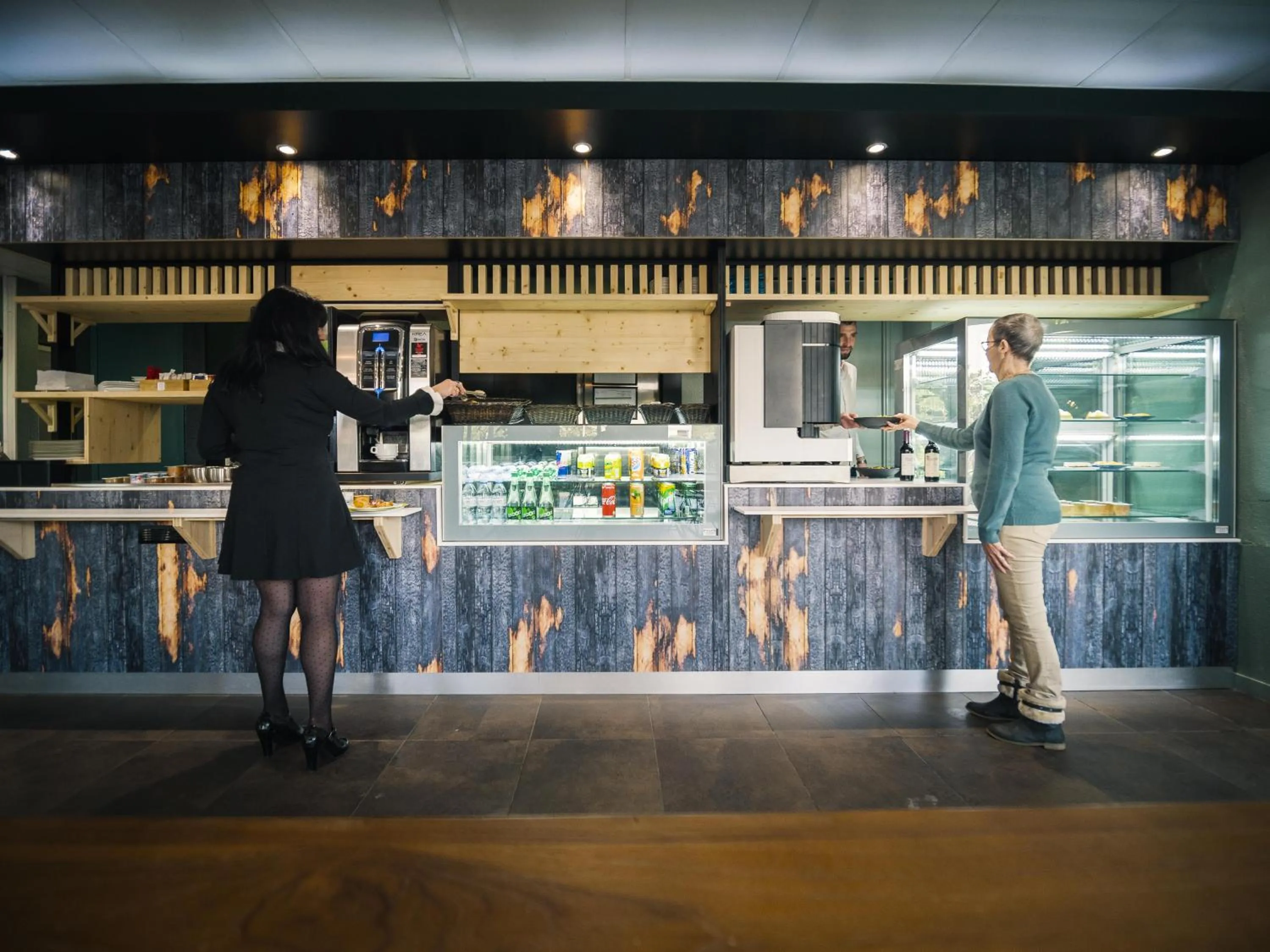 Lobby or reception in ibis budget Bordeaux Aéroport
