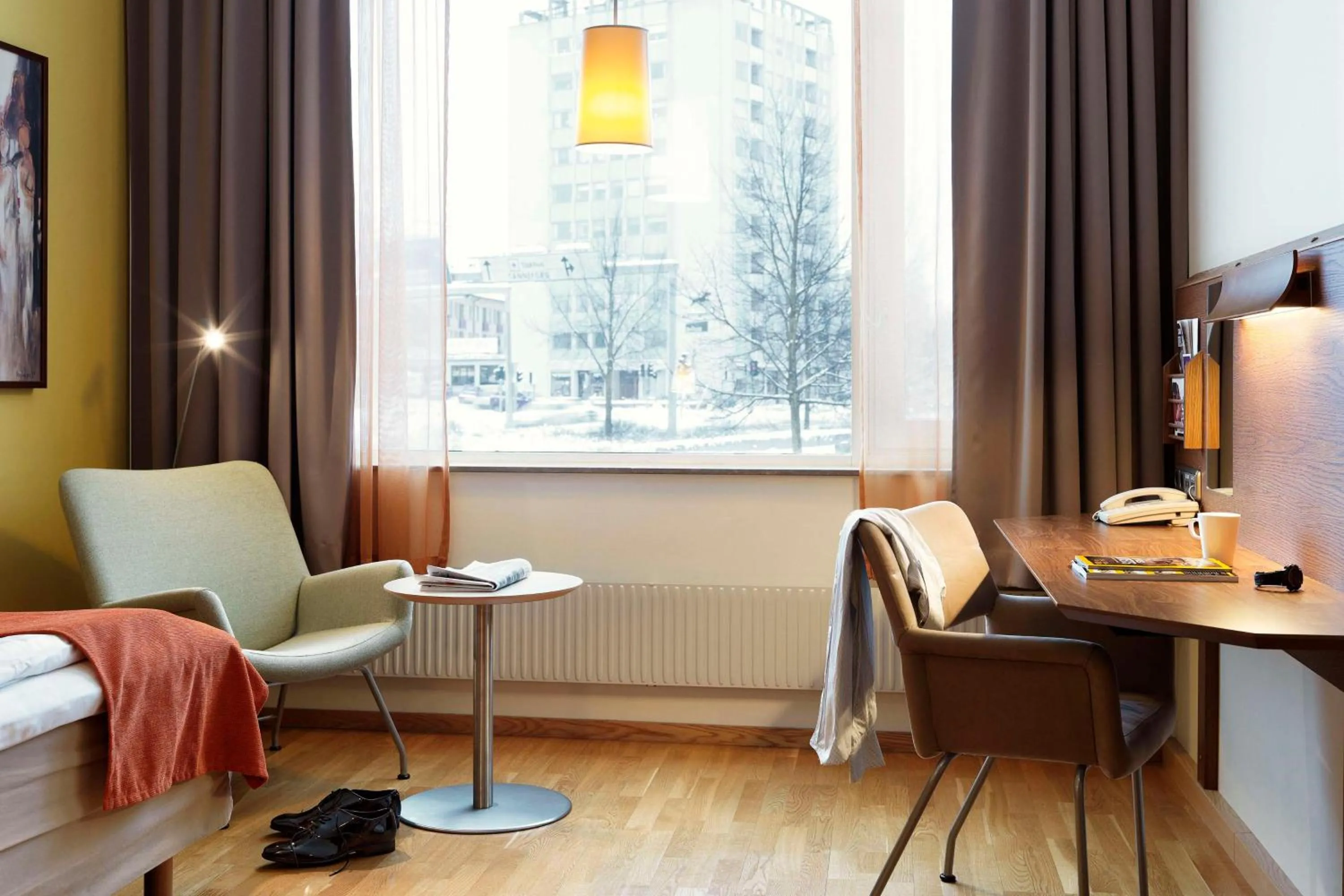 Bedroom in Scandic Linköping City