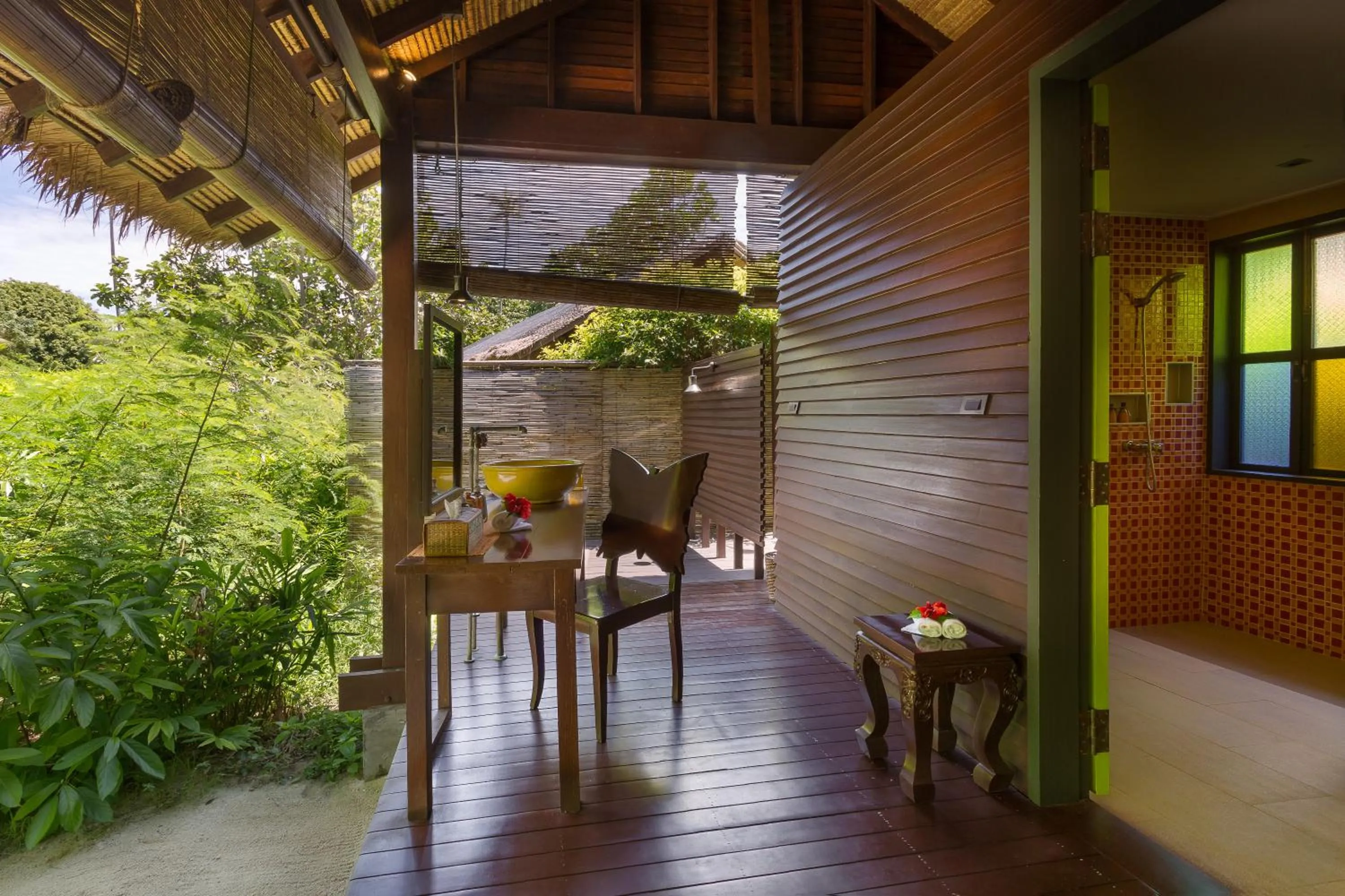 Shower in Zeavola Resort