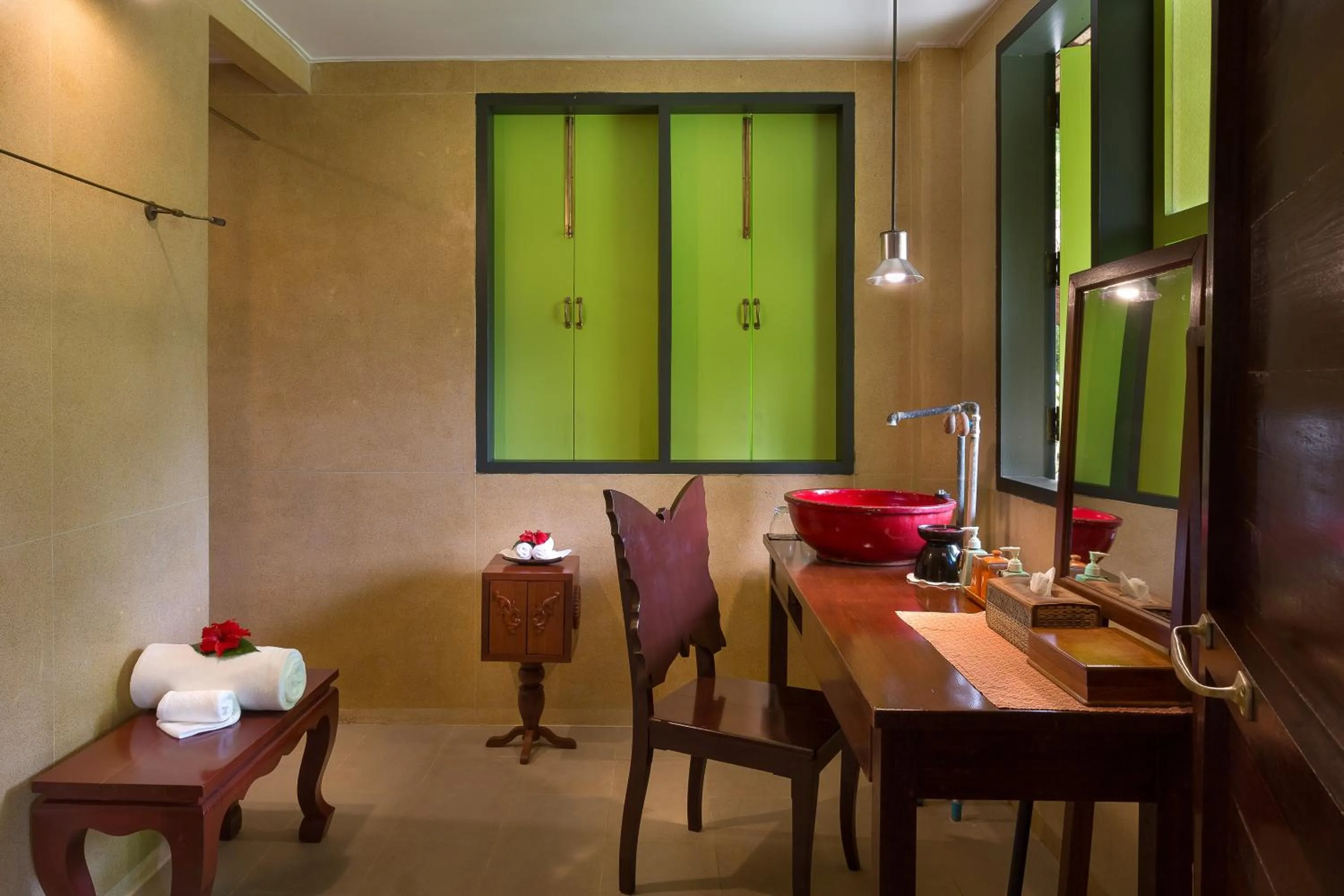 Shower in Zeavola Resort