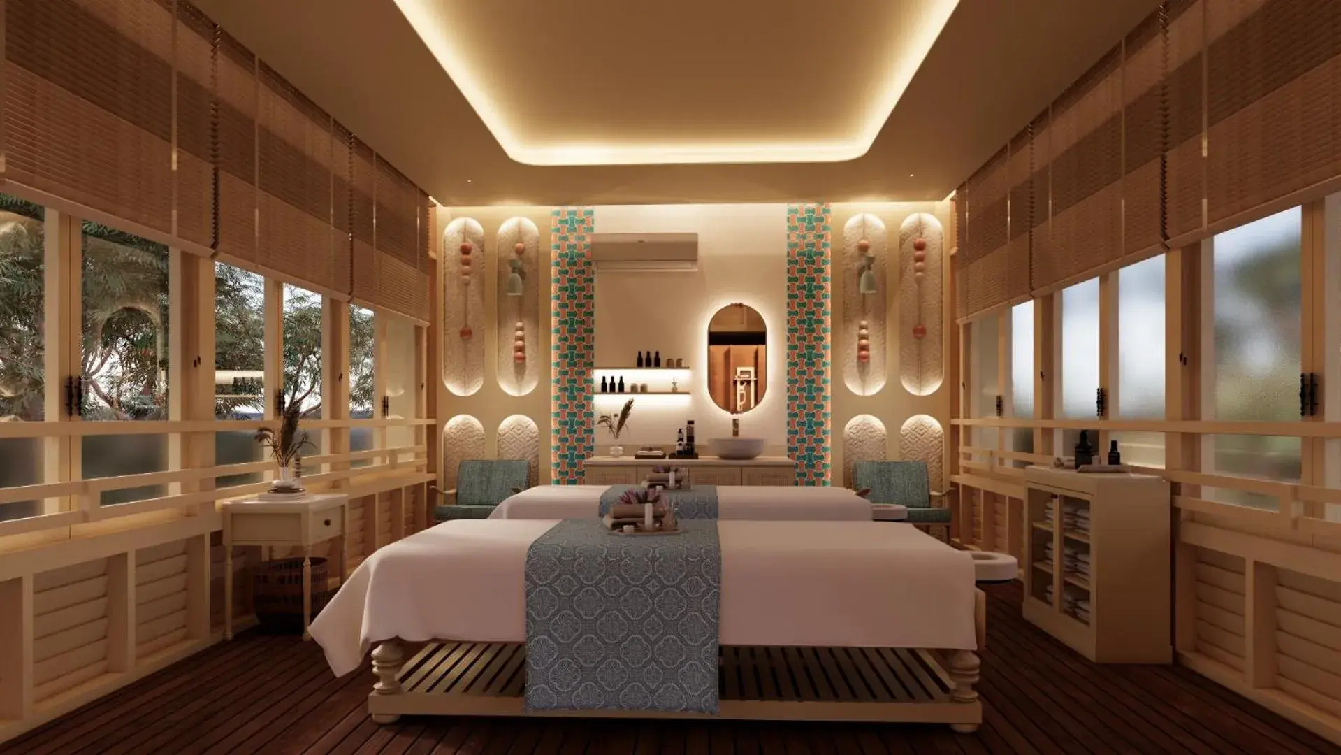 Spa and wellness centre/facilities, Bed in OUTRIGGER Phi Phi Island Resort Spa and wellness centre/facilities, Bed in OUTRIGGER Phi Phi Island Resort