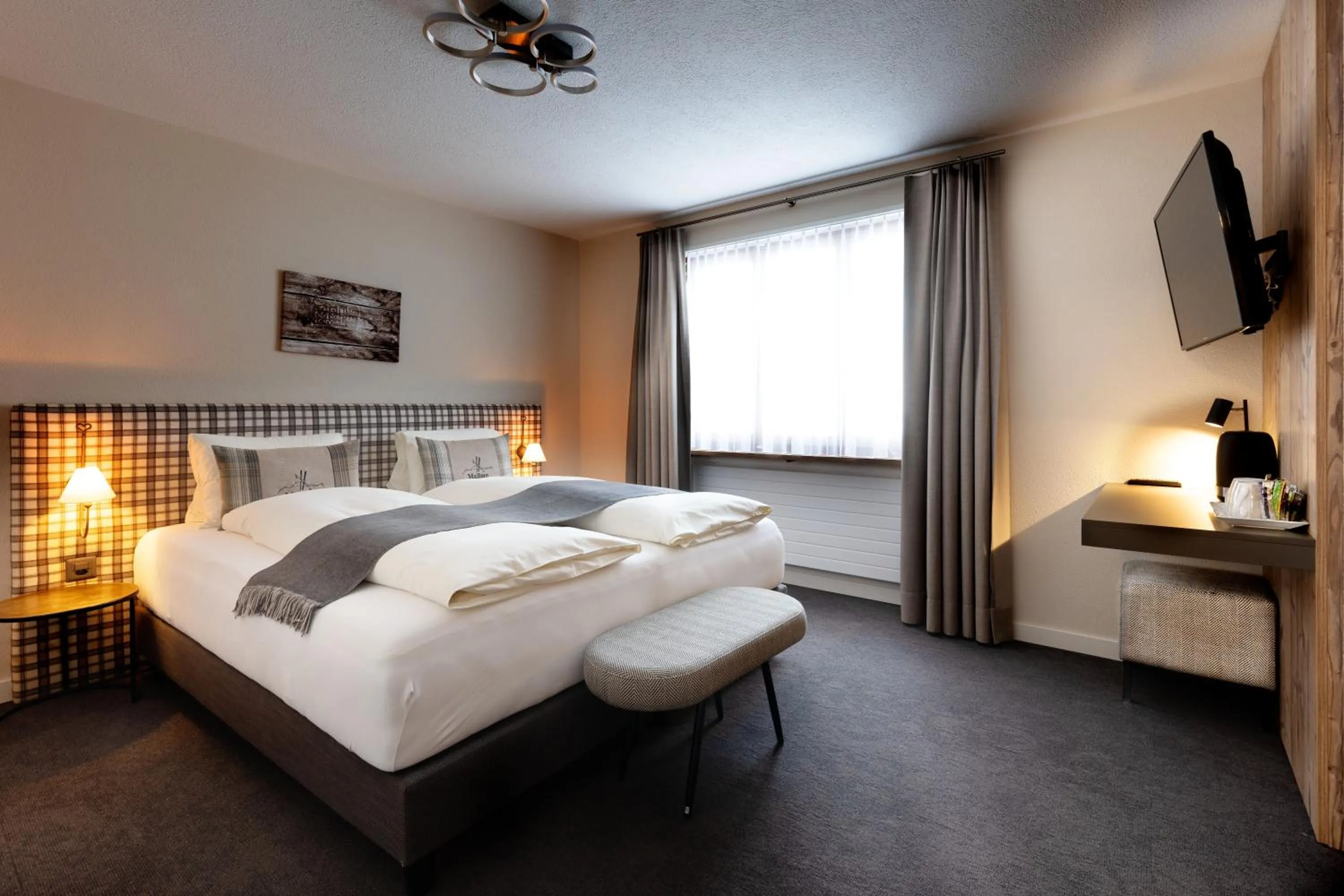 Photo of the whole room, Bed in Hotel TURNA Malbun