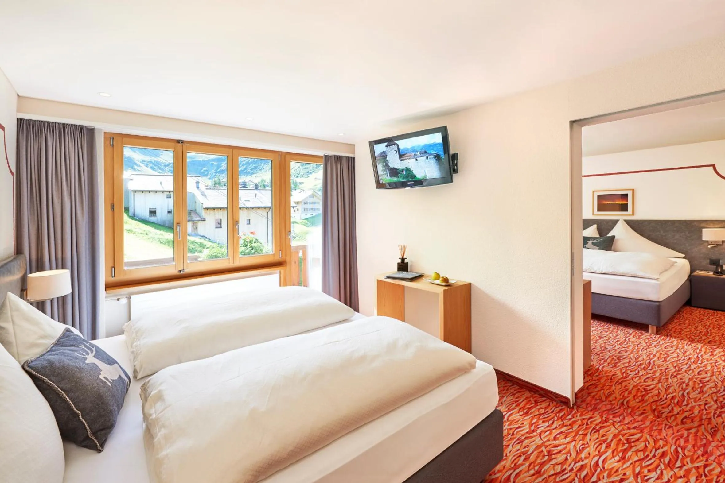 Photo of the whole room, Bed in Hotel TURNA Malbun