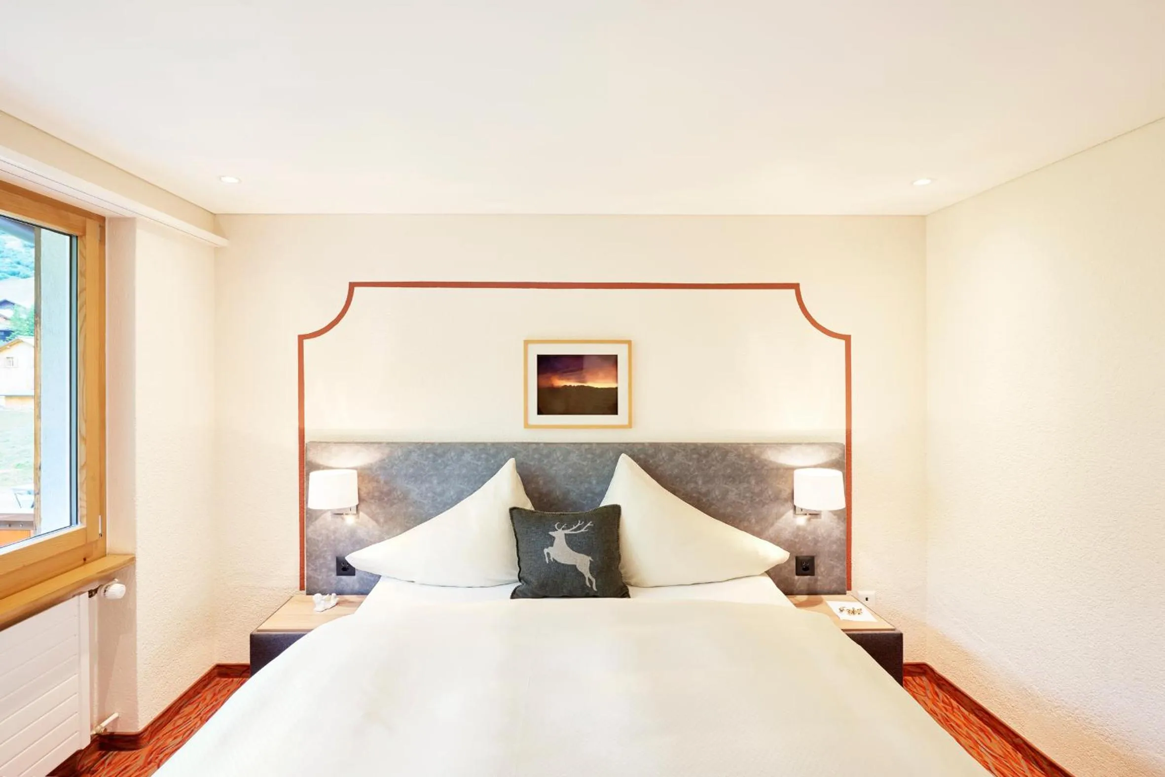 Bedroom, Bed in Hotel TURNA Malbun