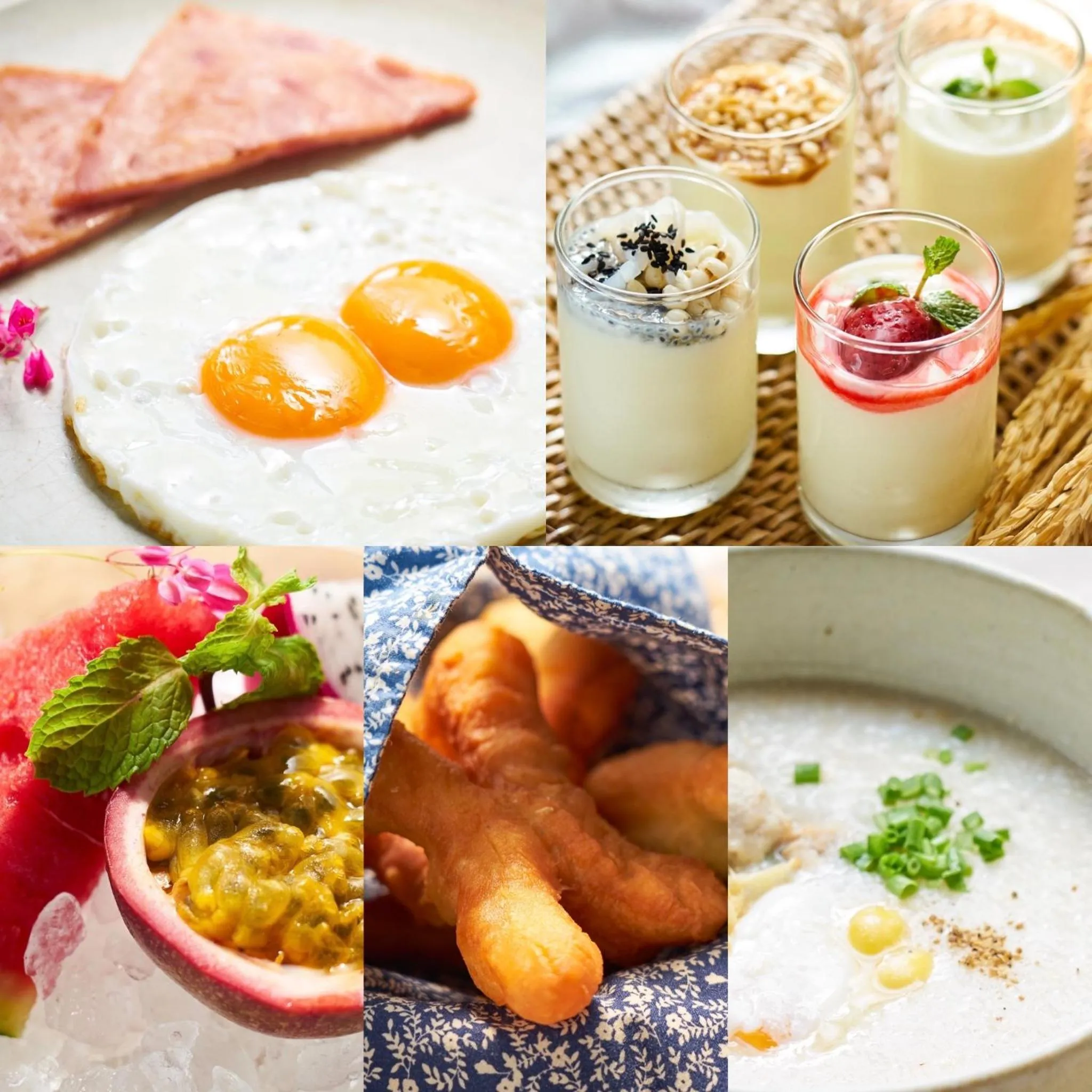 Asian breakfast in Loligo Resort Hua Hin