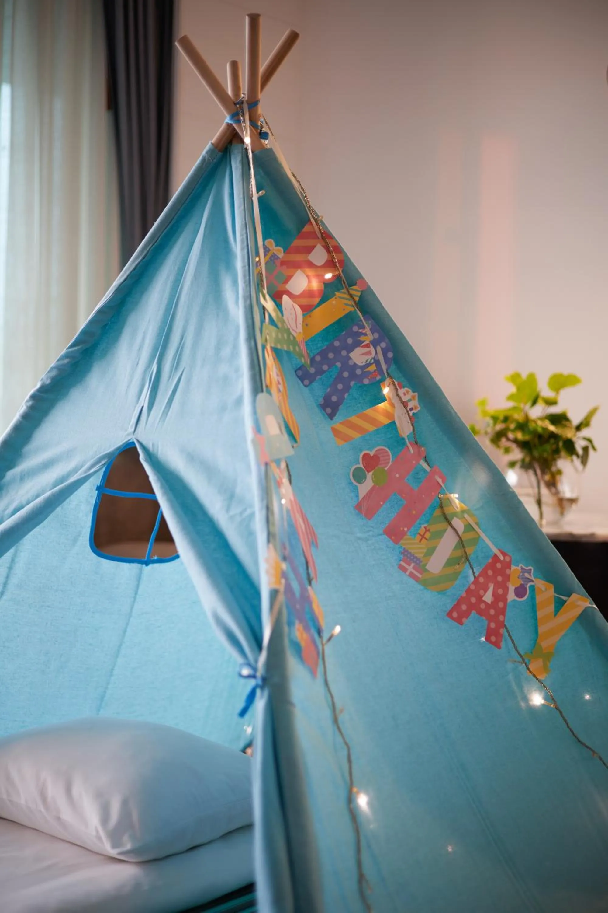 Decorative detail, Bed in Loligo Resort Hua Hin