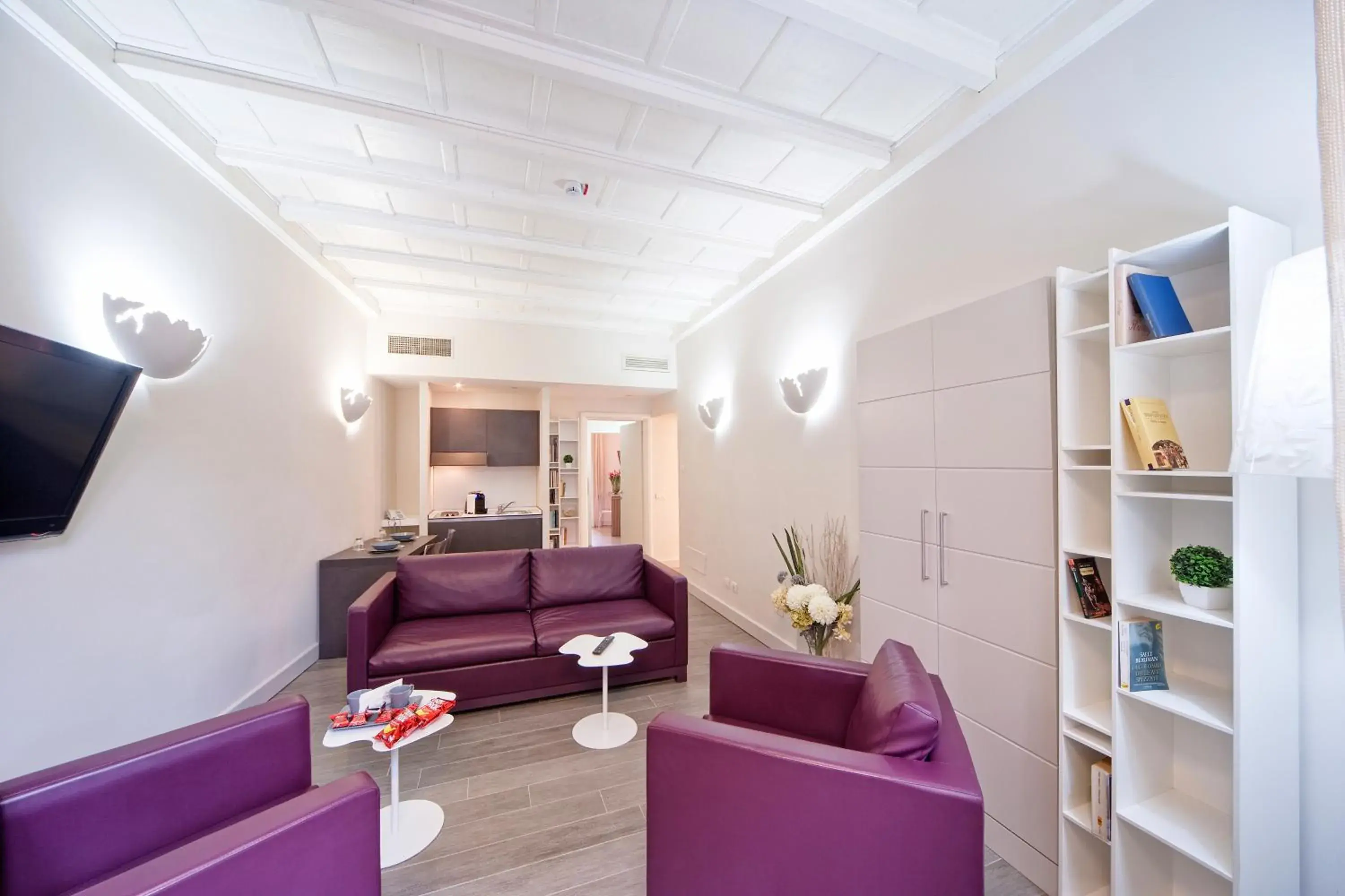 Living room in Navona Palace Luxury Inn Living room in Navona Palace Luxury Inn