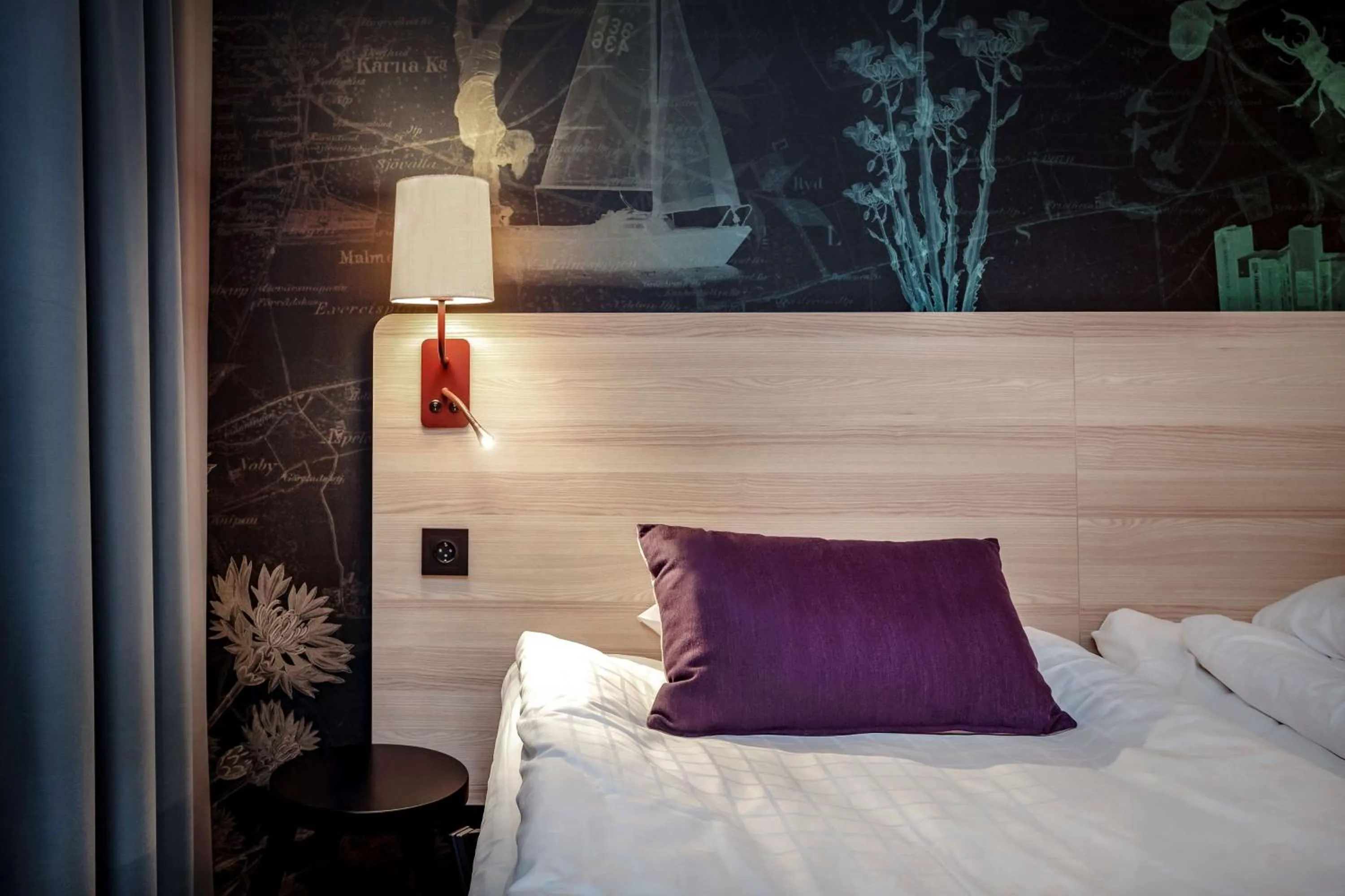 Bedroom, Bed in Scandic Linköping Väst