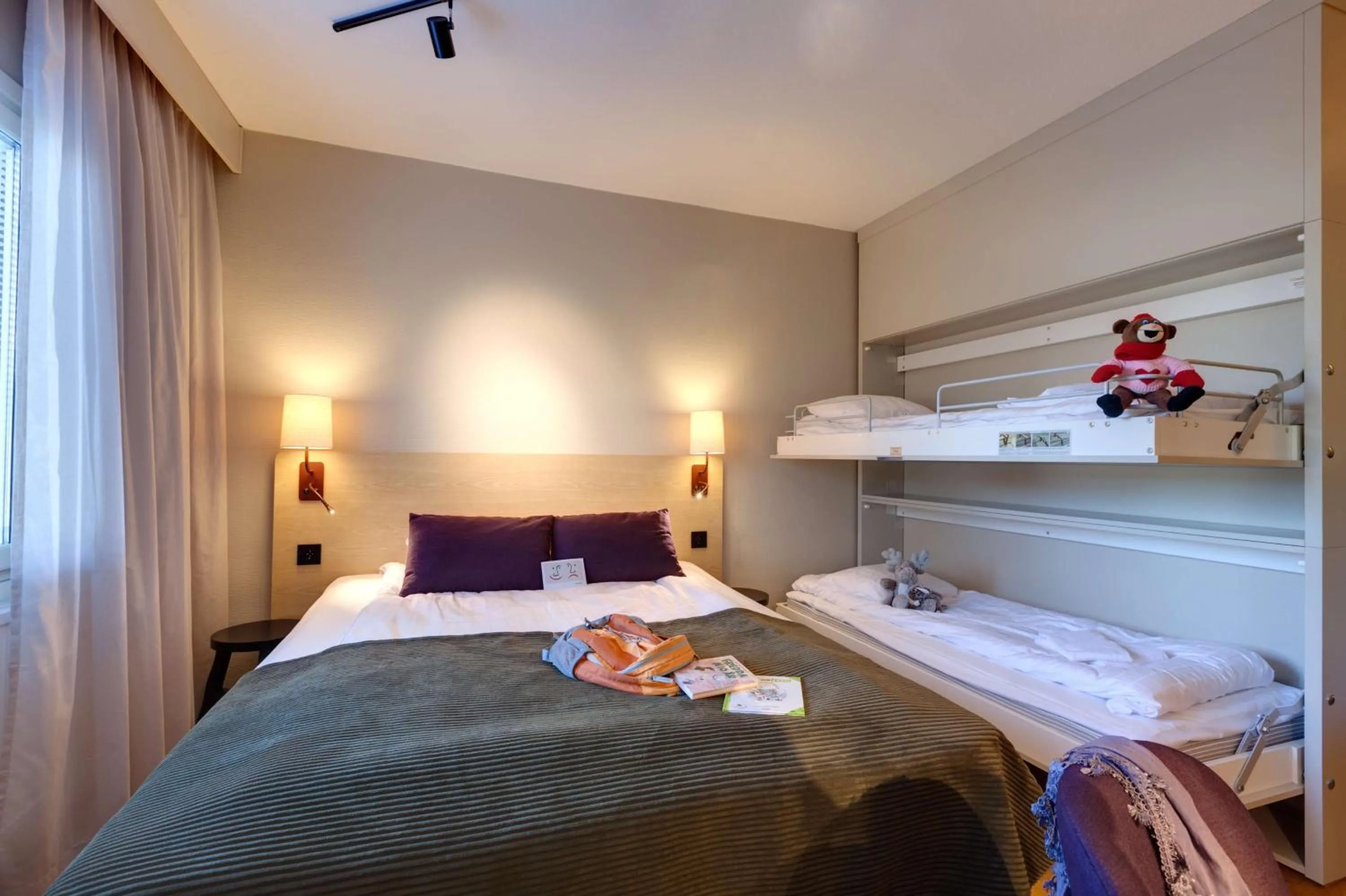 Bedroom, Bed in Scandic Linköping Väst