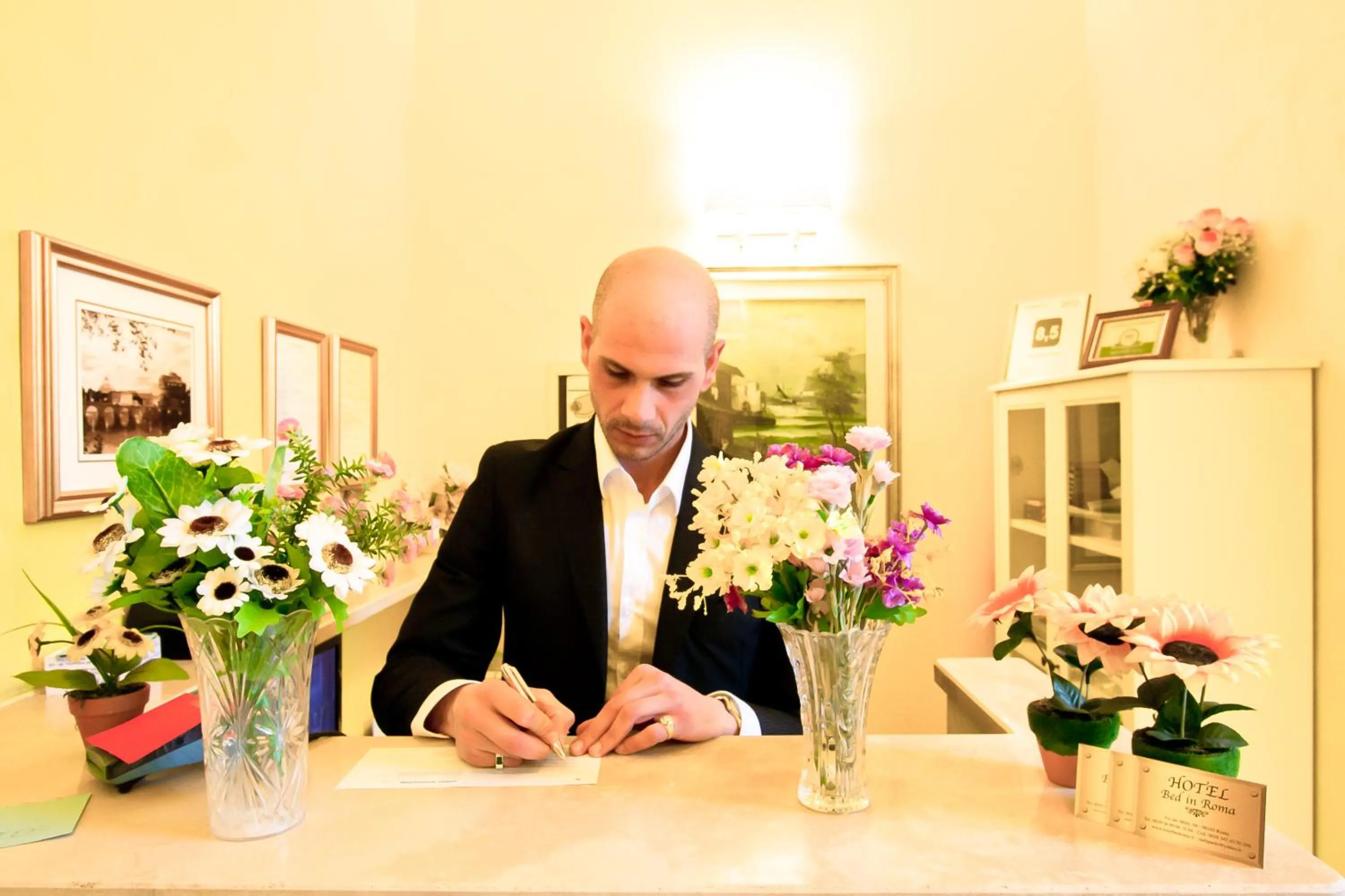 Staff in Bed In Roma