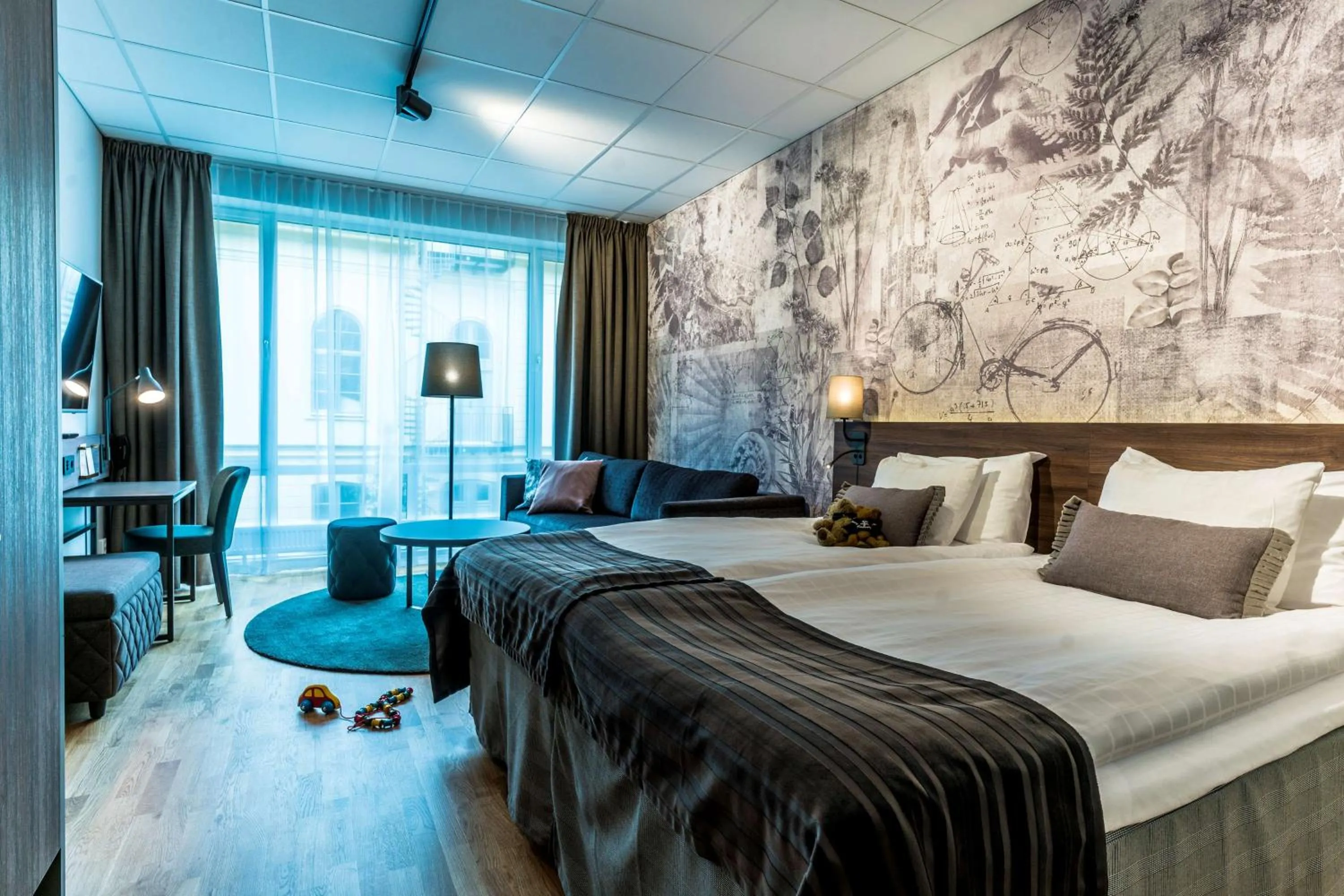 Bedroom, Bed in Scandic Frimurarehotellet