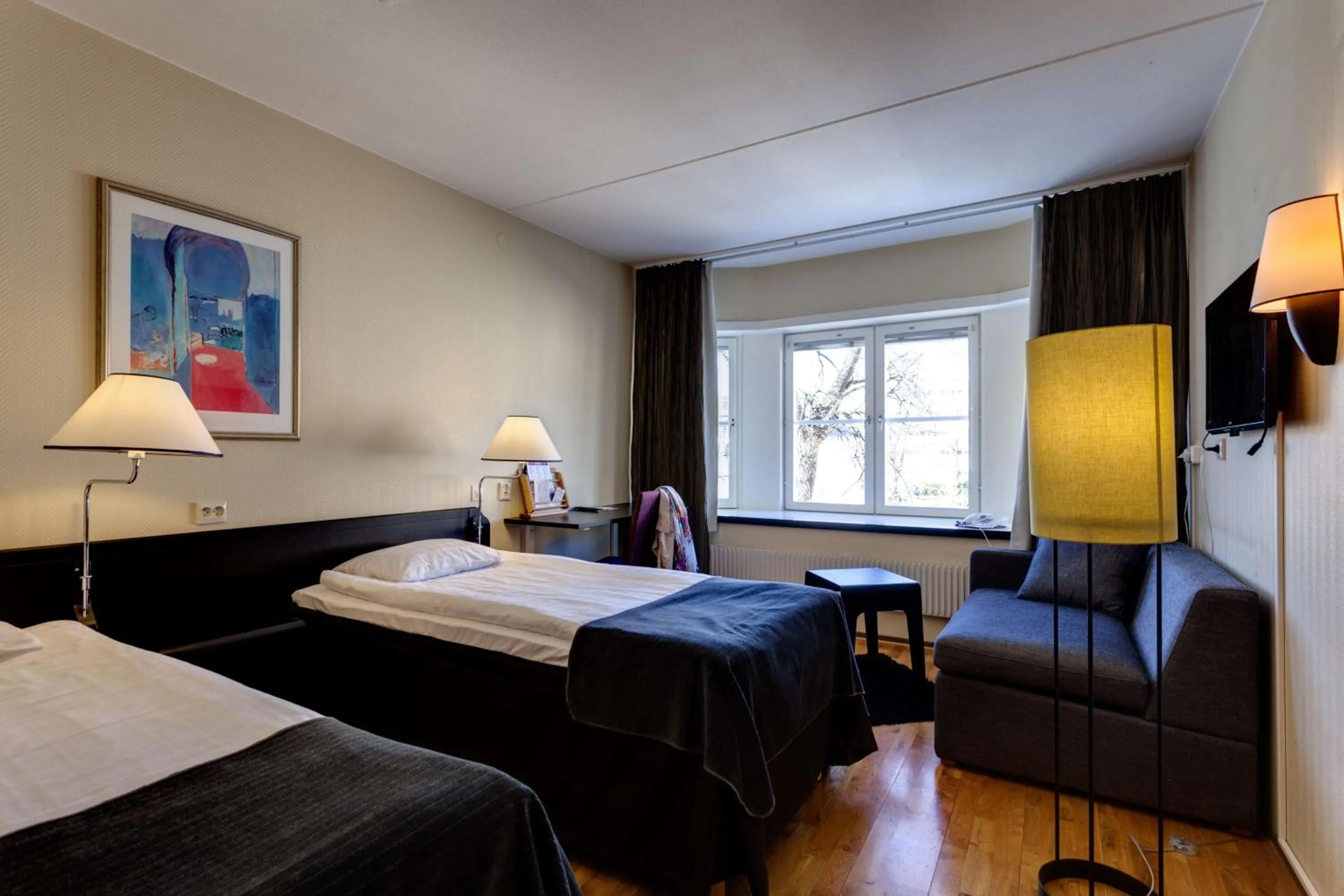 Bedroom, Bed in Scandic Frimurarehotellet