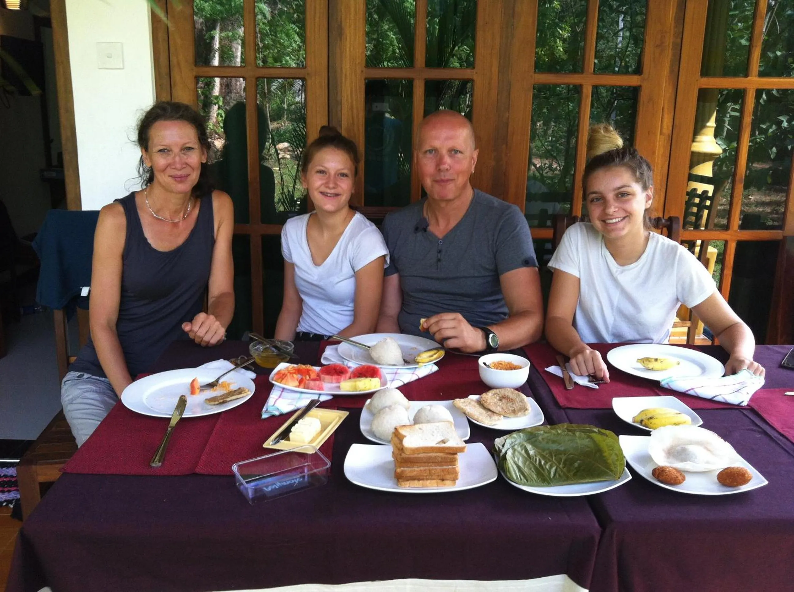 Breakfast in Sigiriya Ranasinghe Nature Villa & Cabana