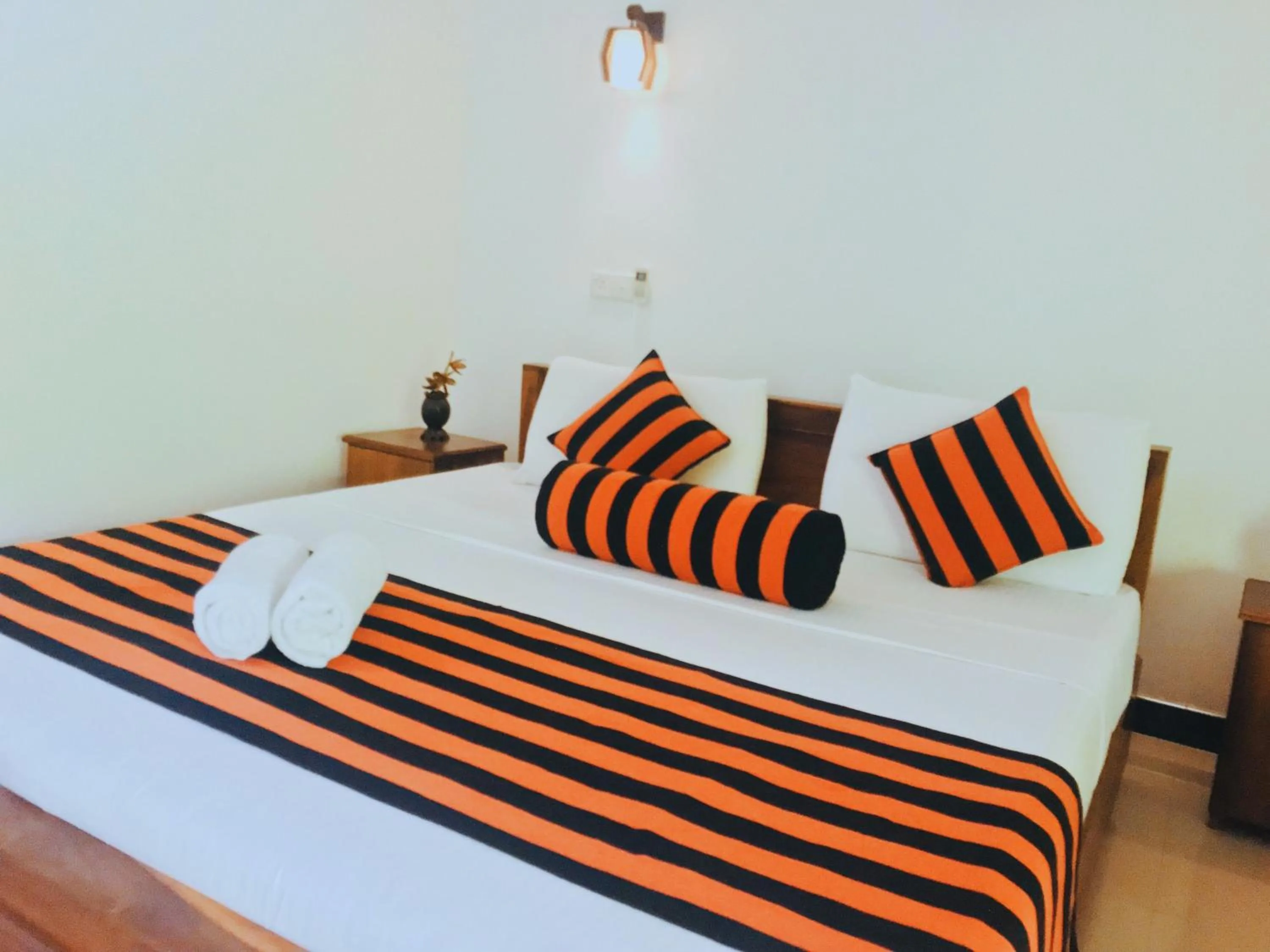 Bed in Sigiriya Ranasinghe Nature Villa & Cabana