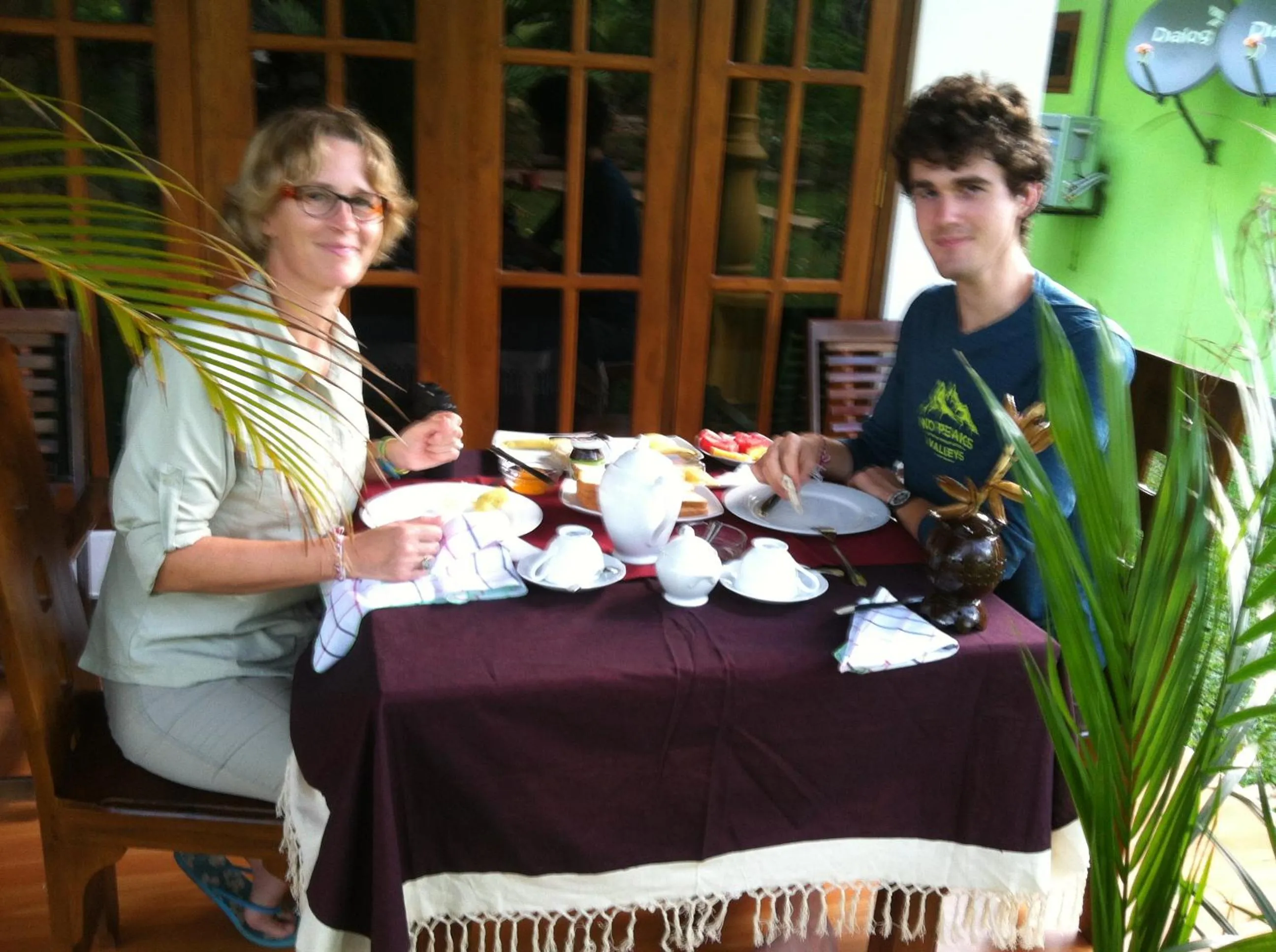 Asian breakfast in Sigiriya Ranasinghe Nature Villa & Cabana