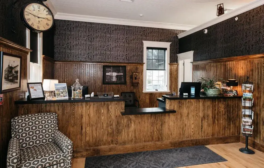 Lobby or reception in The Railroad Inn Lobby or reception in The Railroad Inn