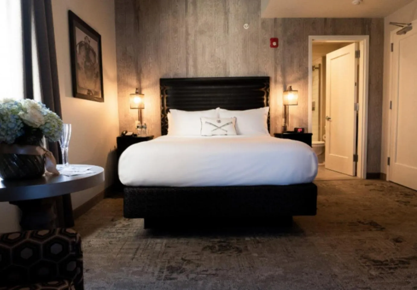 Bed in The Railroad Inn