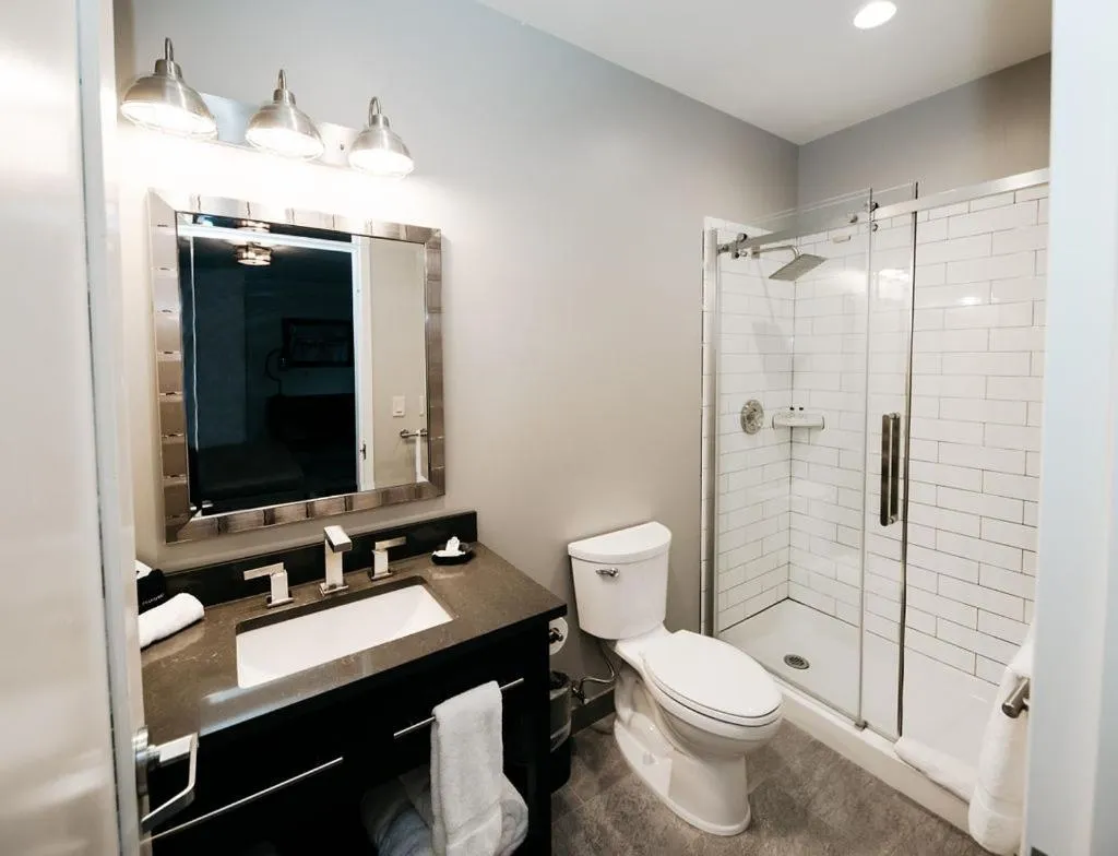 Bathroom in The Railroad Inn