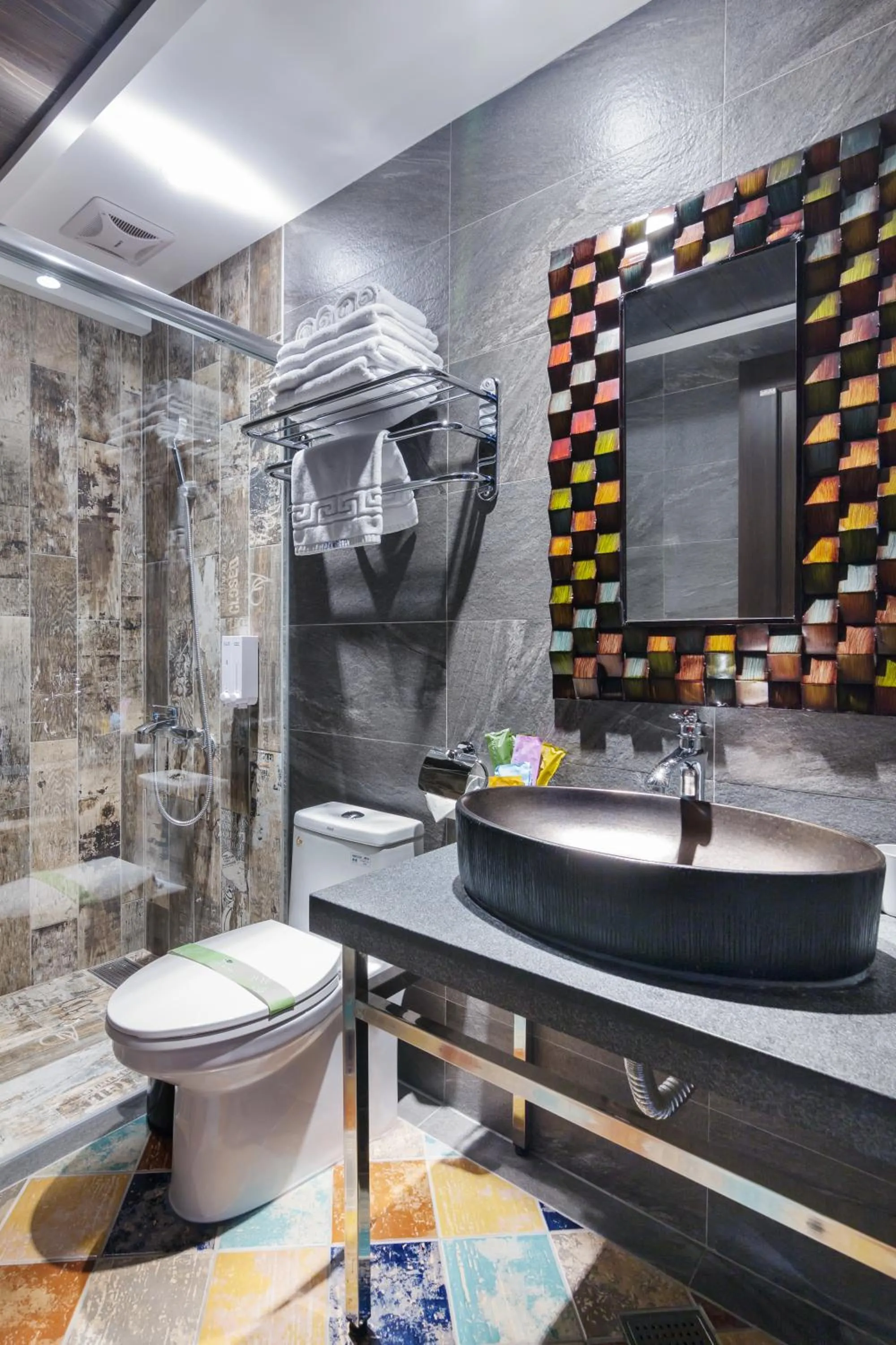 Bathroom in J.T.World