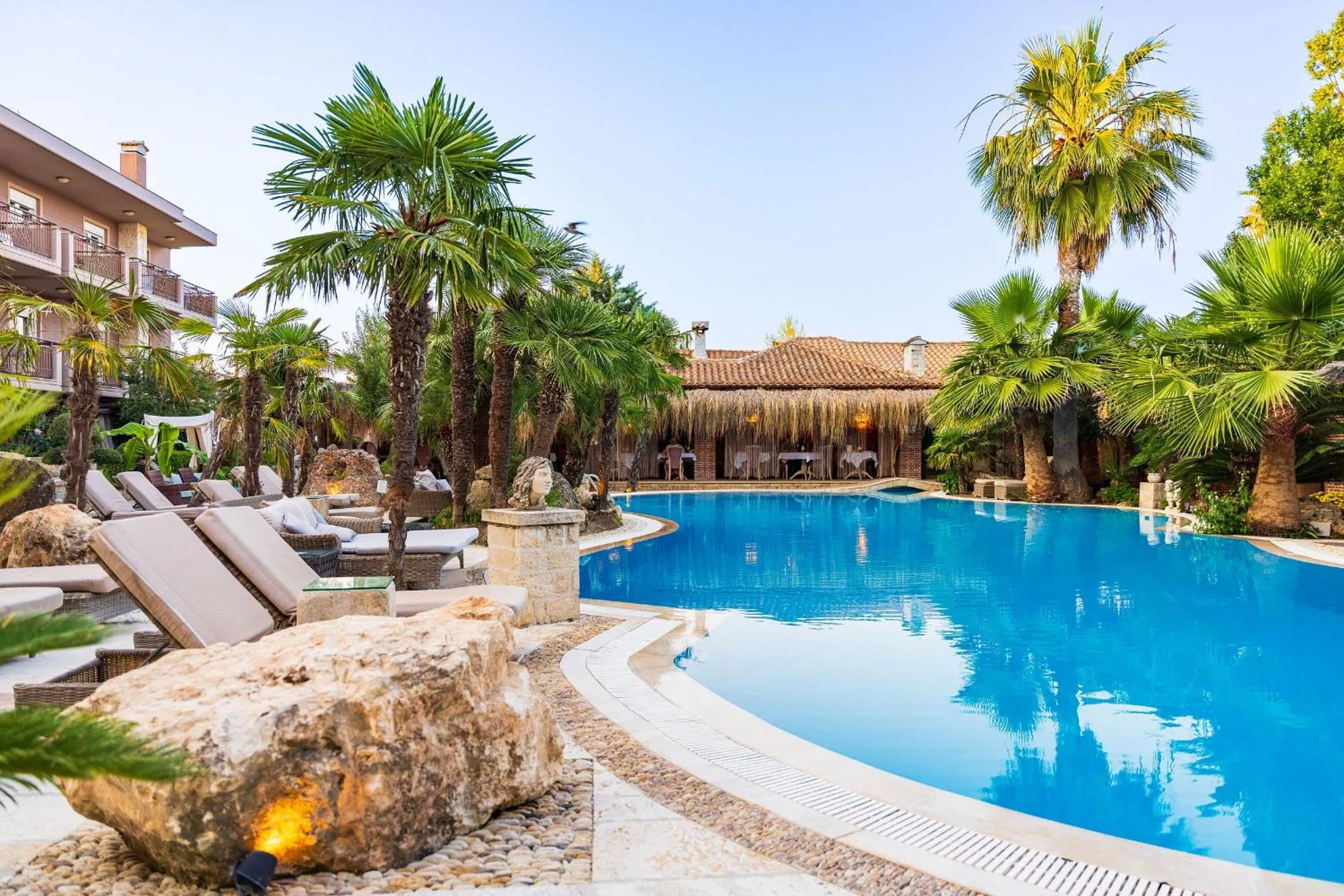 Swimming pool in Achtis Hotel