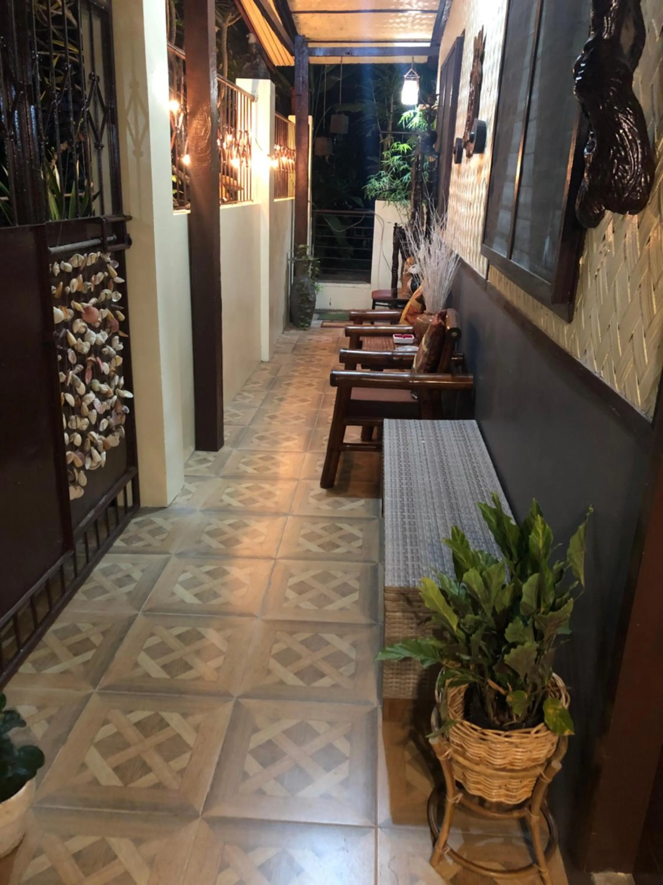 Seating area in Hiraya Homestay Coron