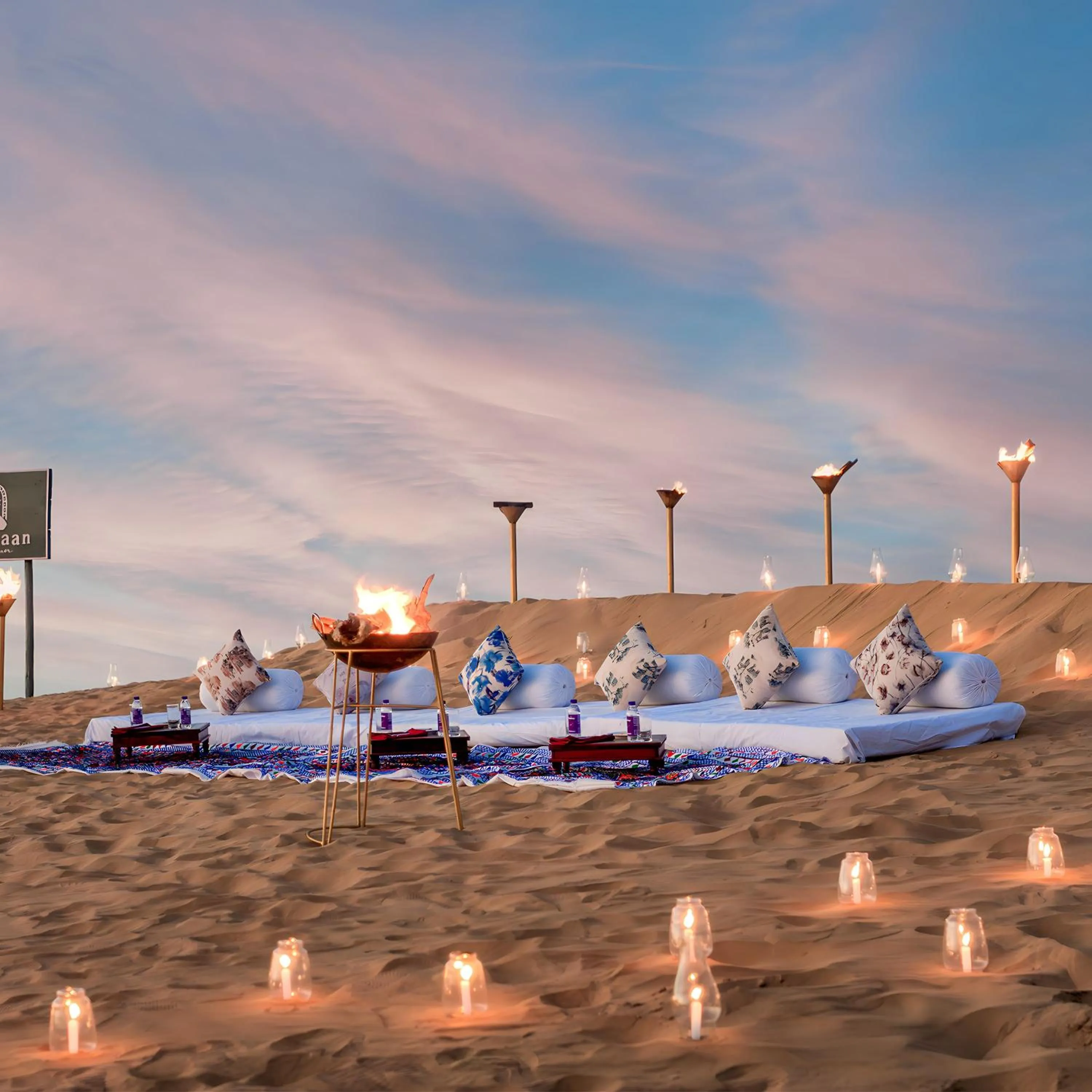 Dinner in Star Desert Camp Jaisalmer