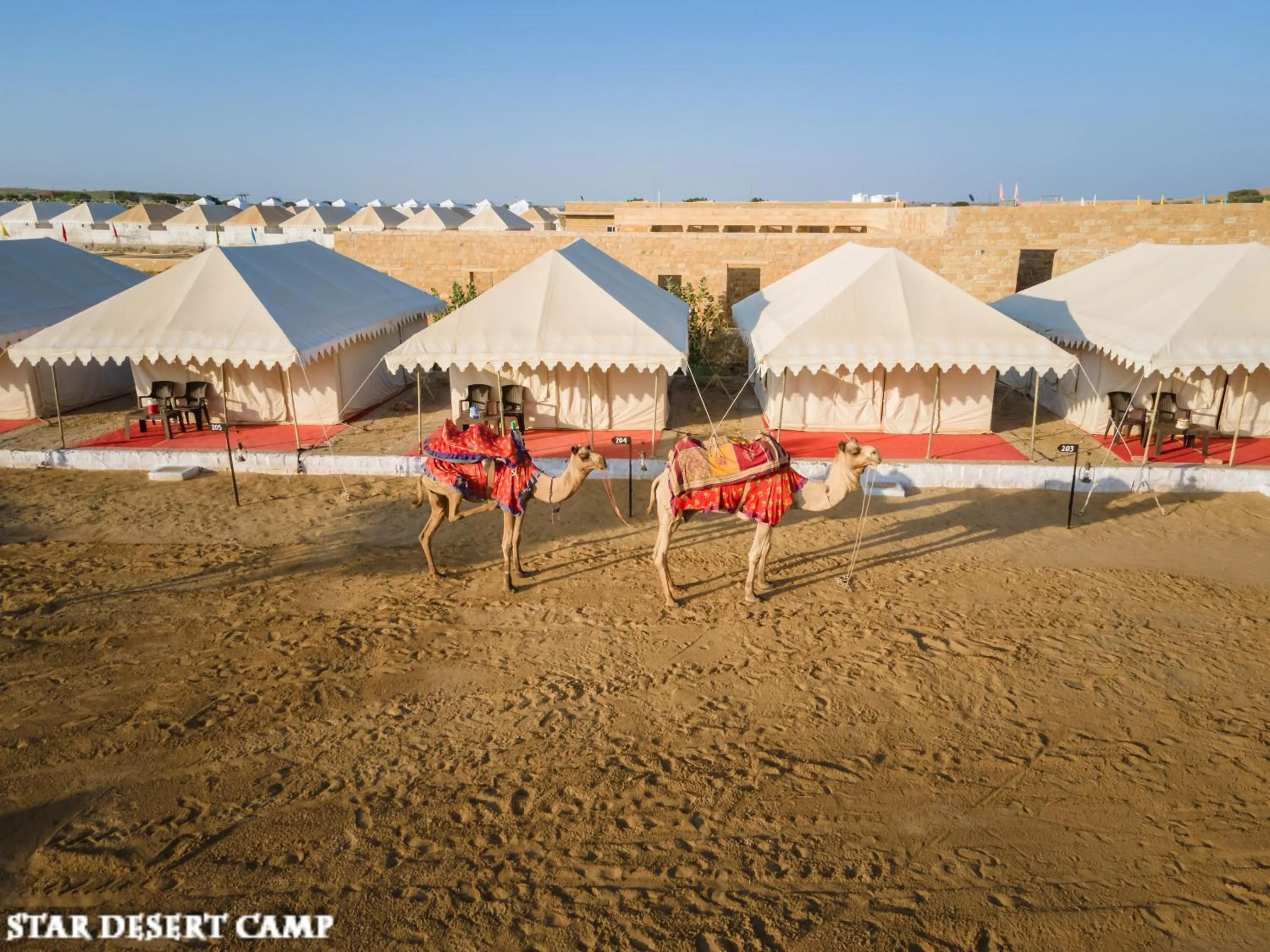 Natural landscape in Star Desert Camp Jaisalmer