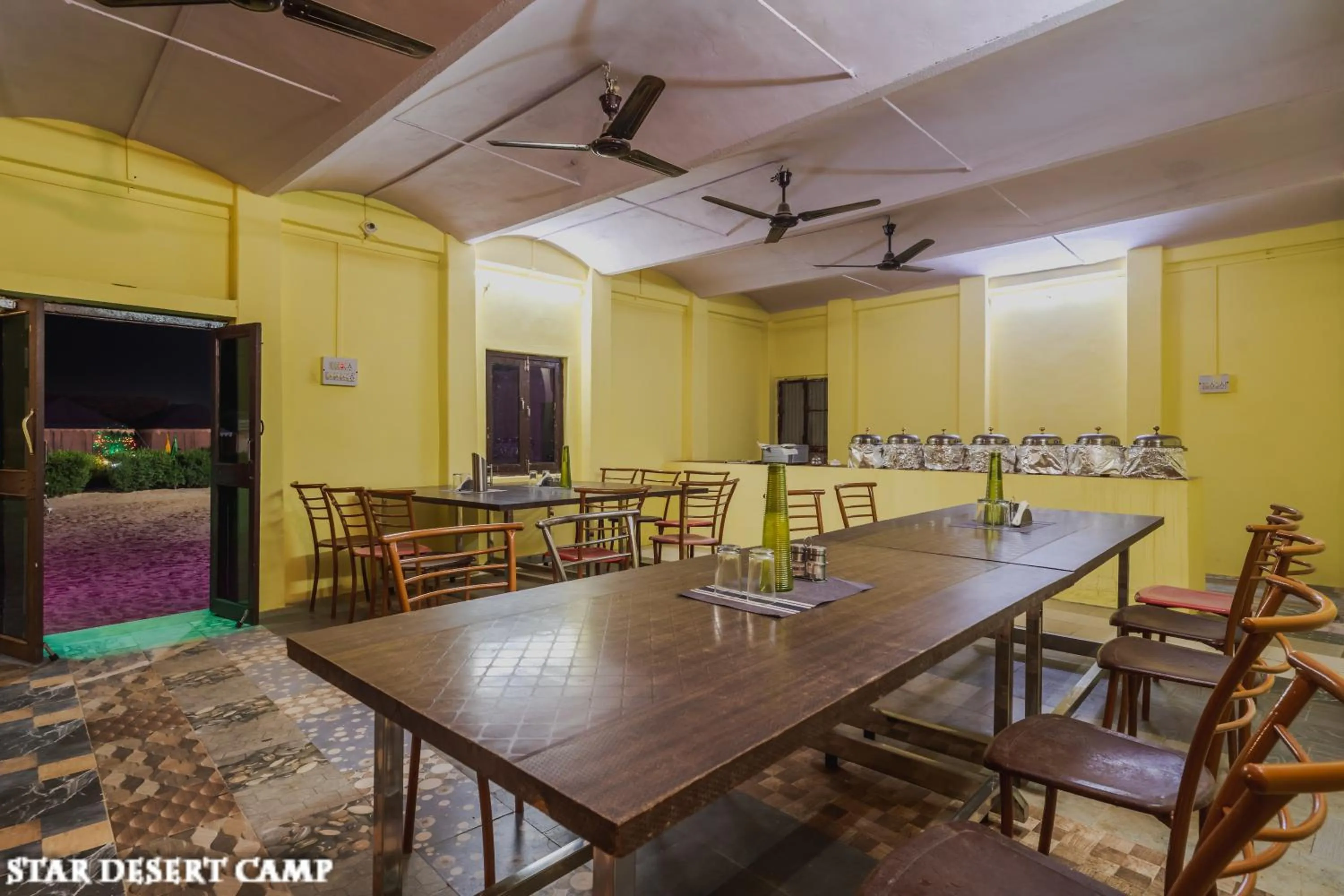 Dining area in Star Desert Camp Jaisalmer